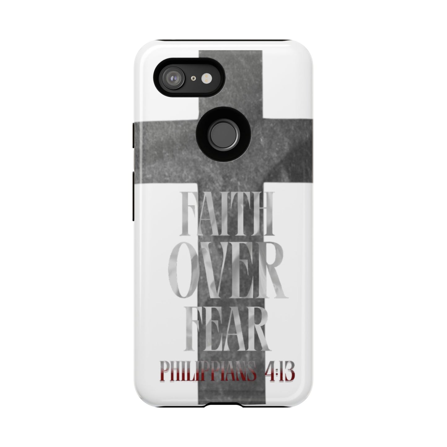Phone Case - Faith Over Fear - White
