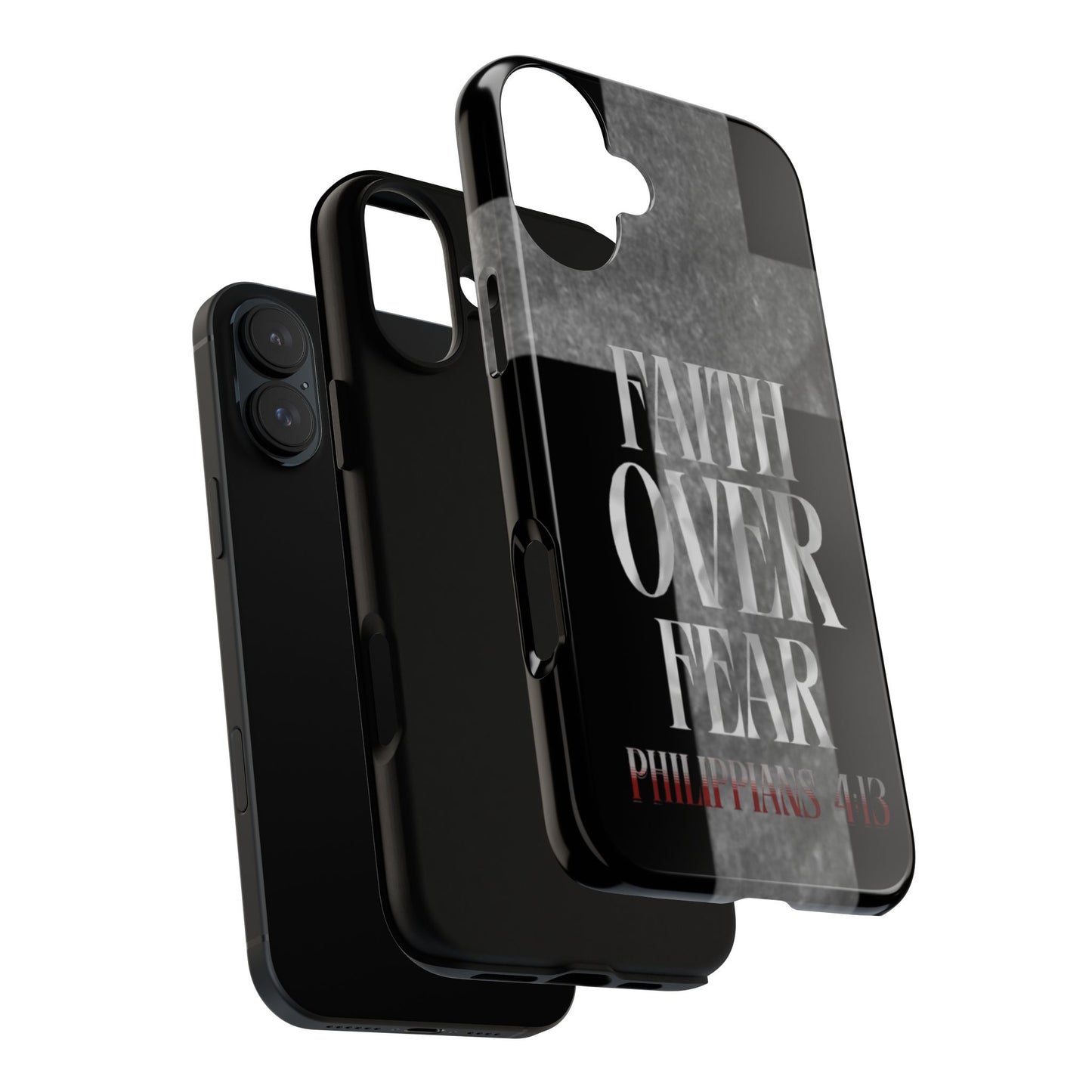 Phone Case - Faith Over Fear - Black