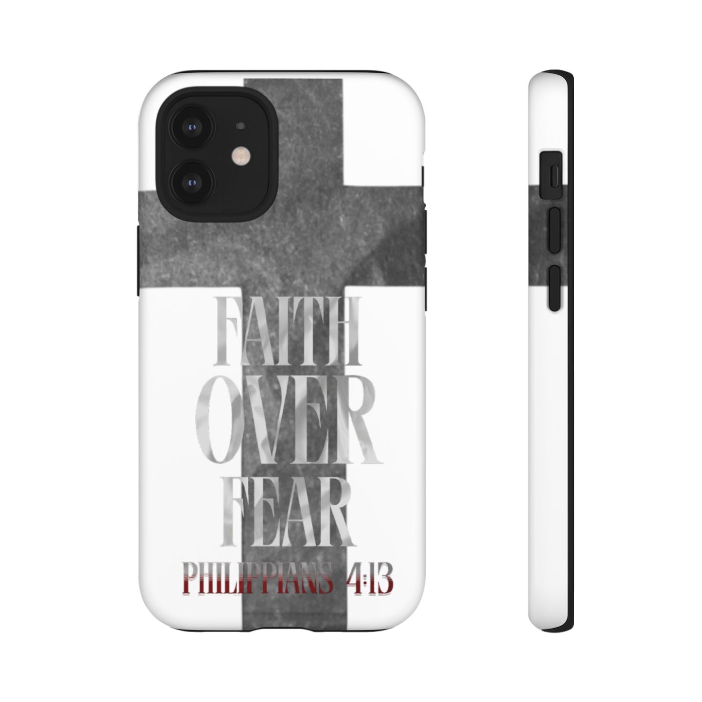 Phone Case - Faith Over Fear - White