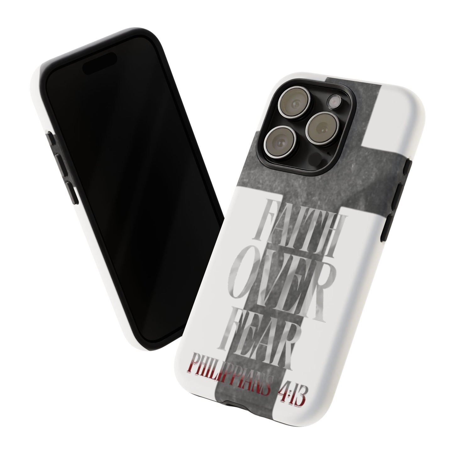 Phone Case - Faith Over Fear - White