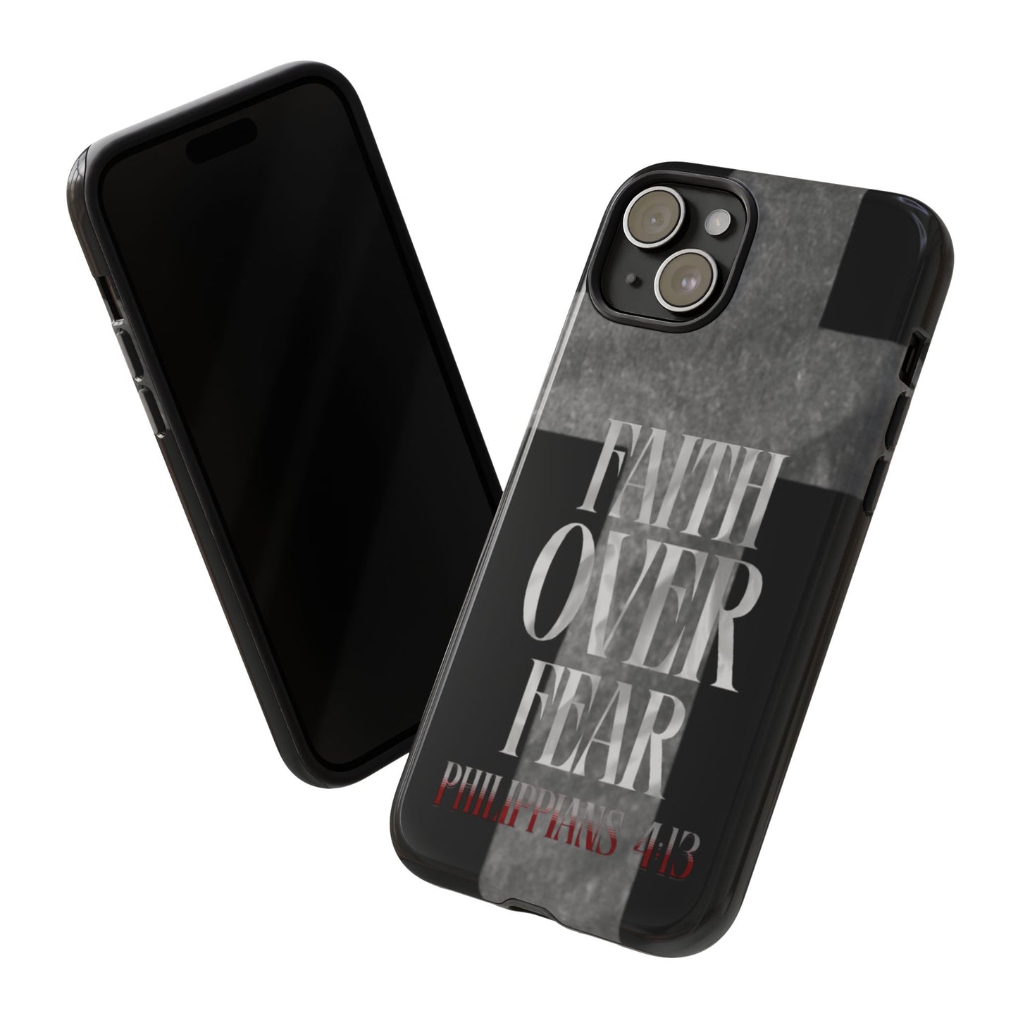Phone Case - Faith Over Fear - Black