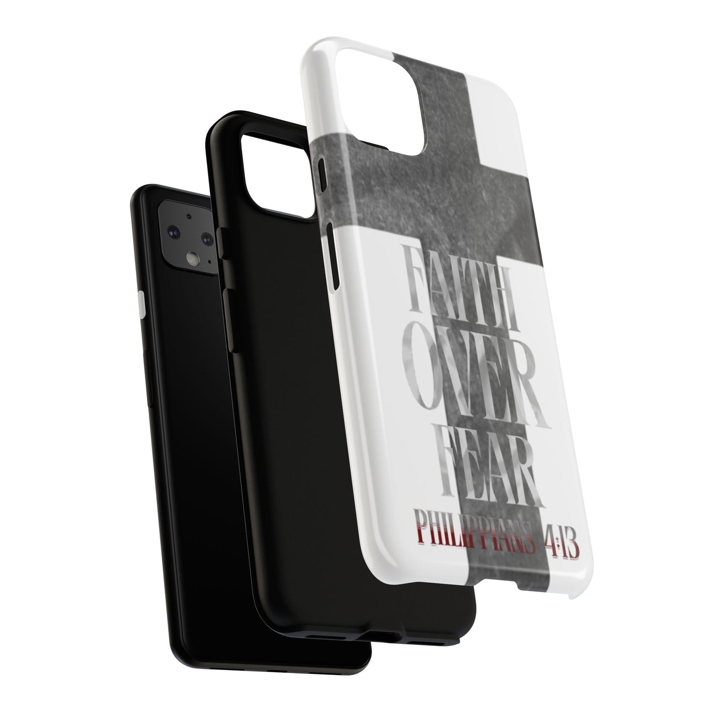 Phone Case - Faith Over Fear - White