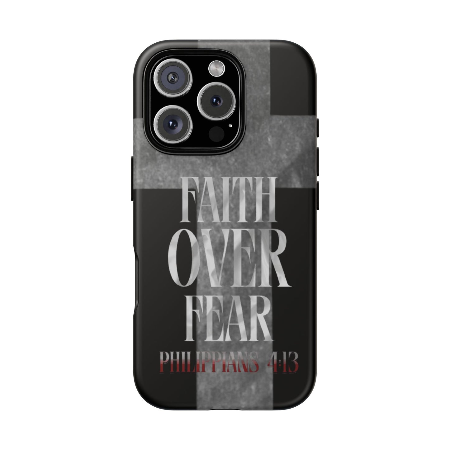 Phone Case - Faith Over Fear - Black