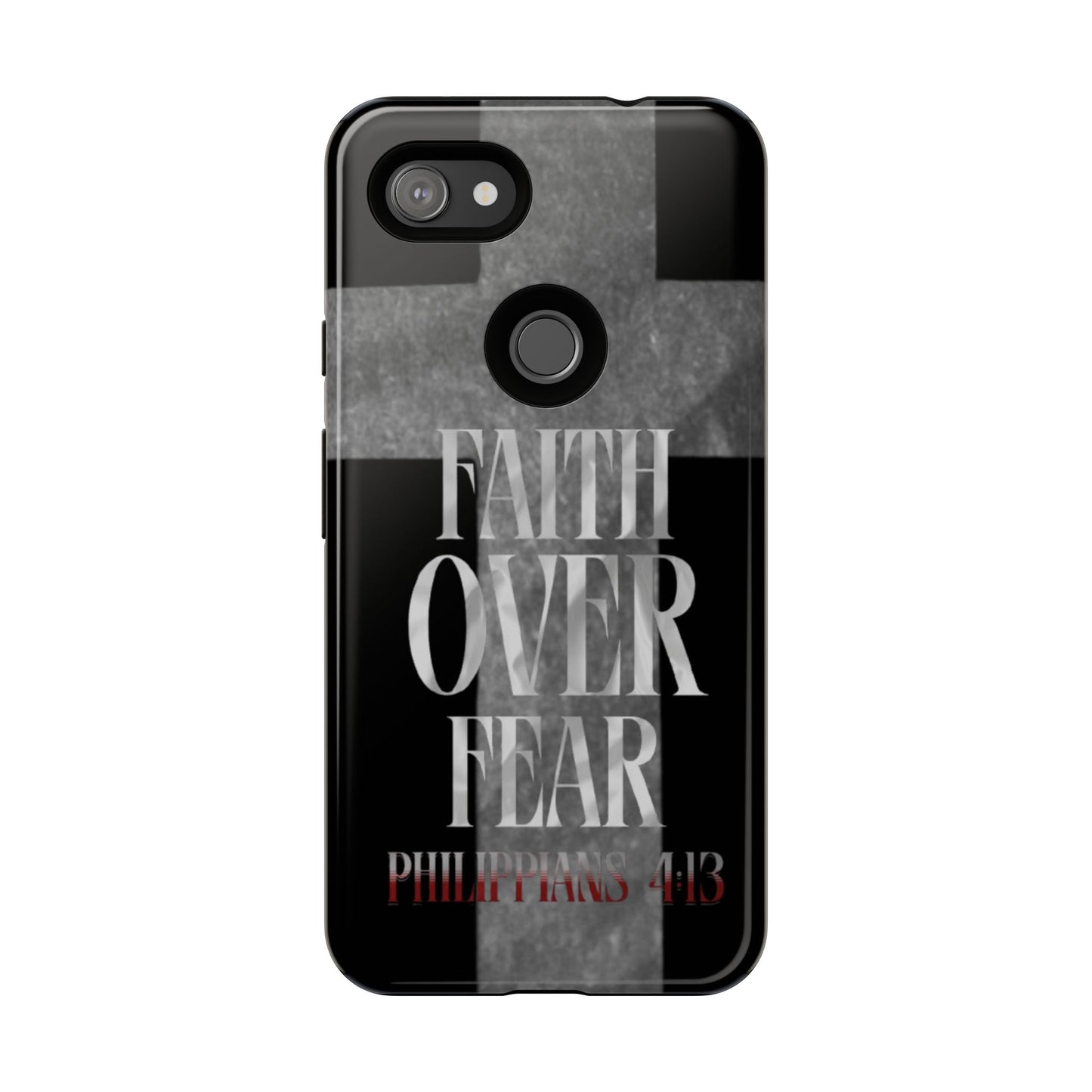 Phone Case - Faith Over Fear - Black