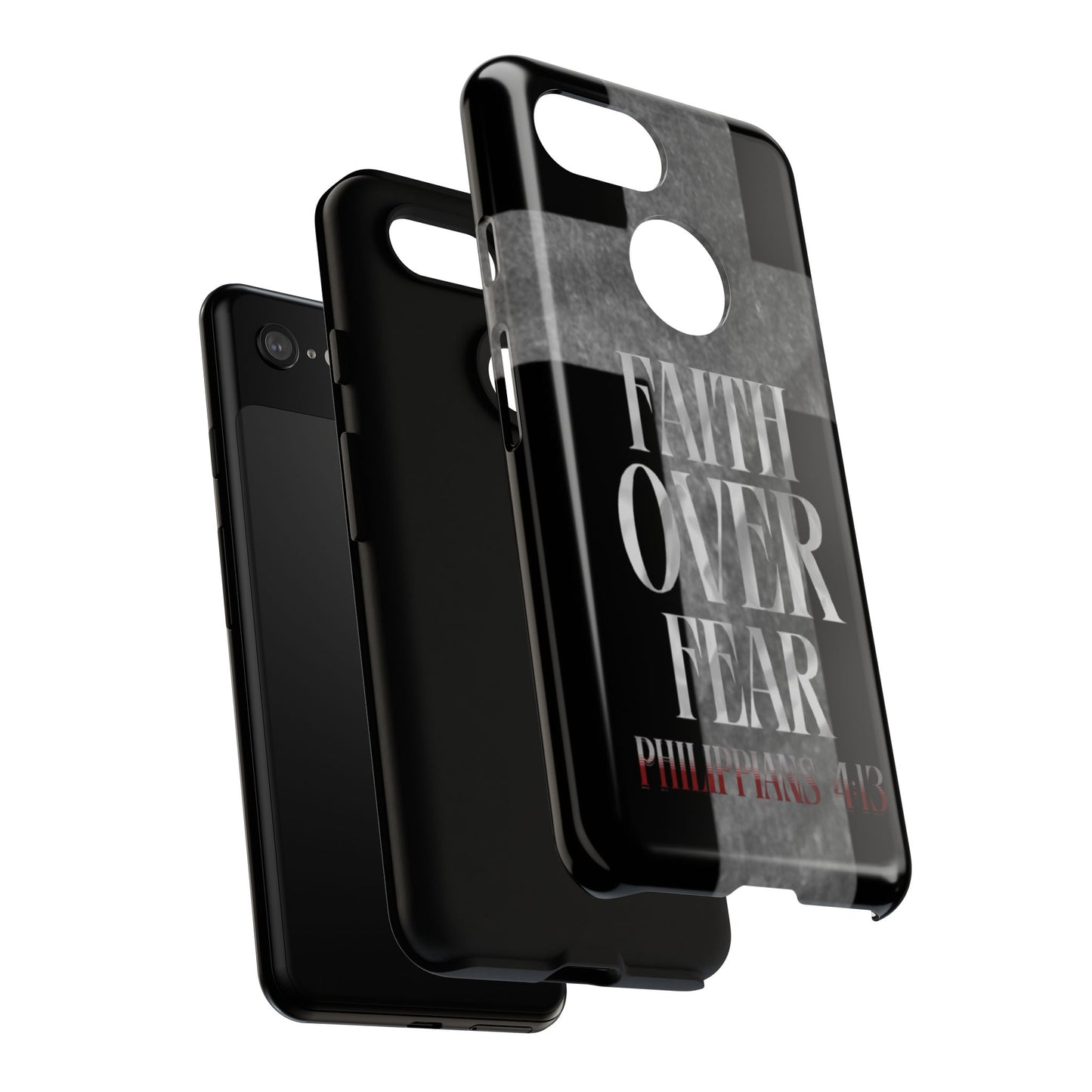 Phone Case - Faith Over Fear - Black