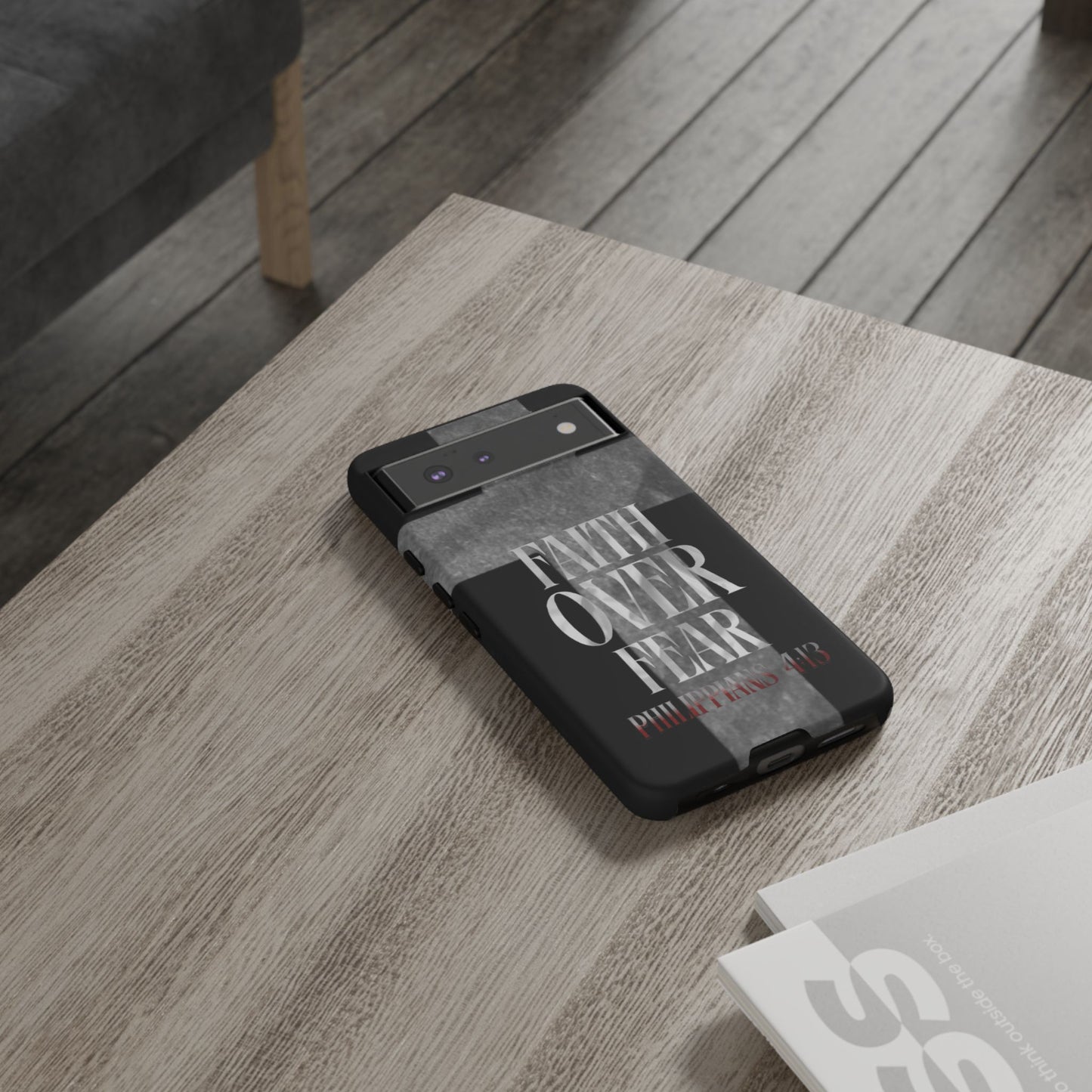 Phone Case - Faith Over Fear - Black