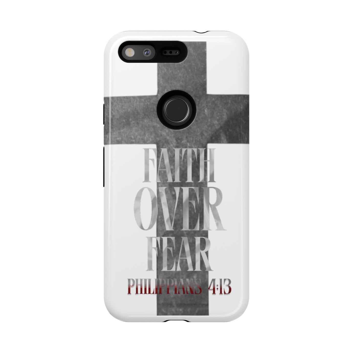 Phone Case - Faith Over Fear - White