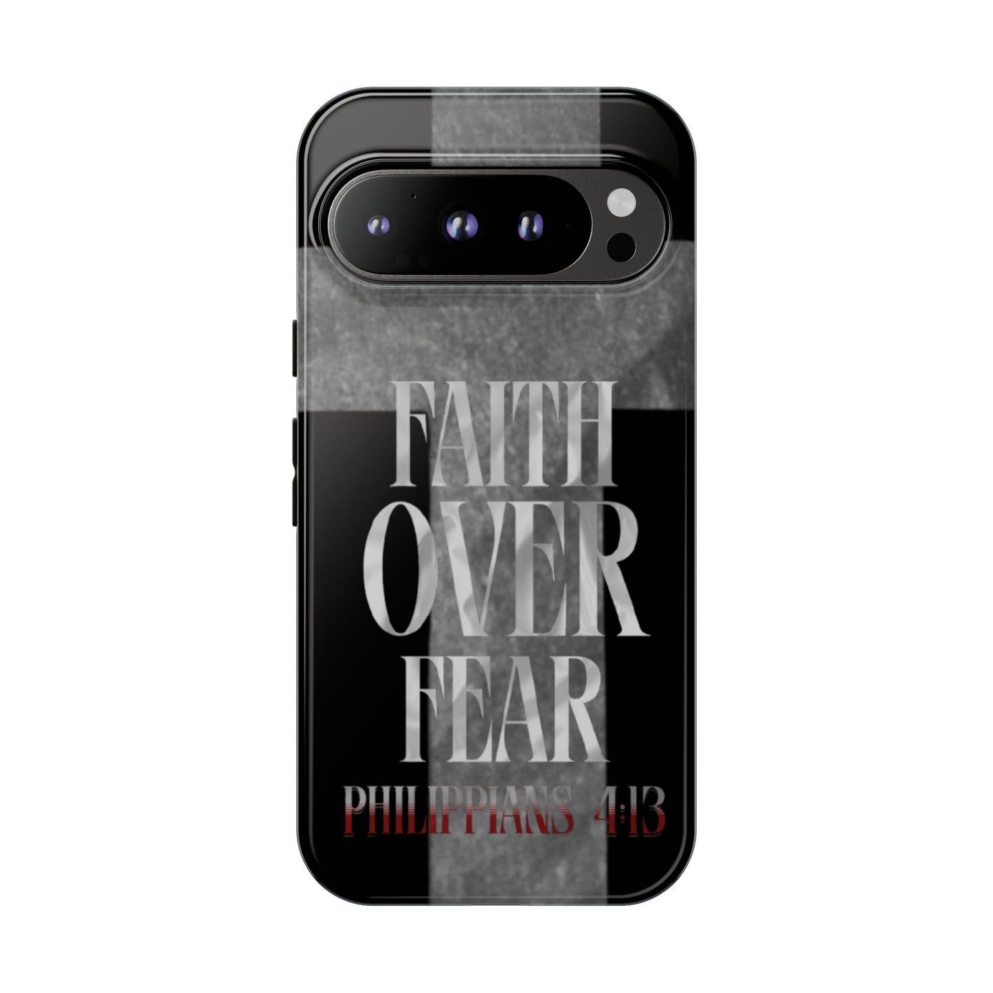 Phone Case - Faith Over Fear - Black