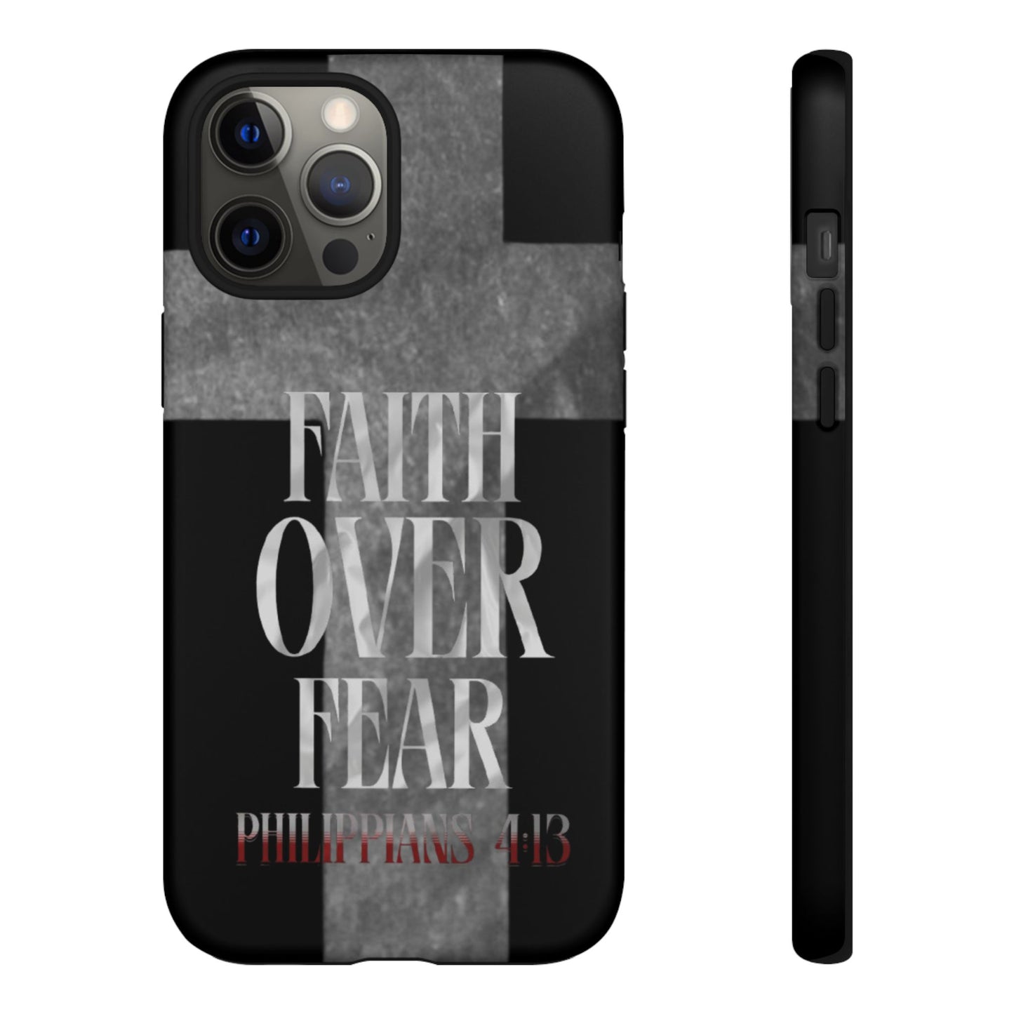 Phone Case - Faith Over Fear - Black