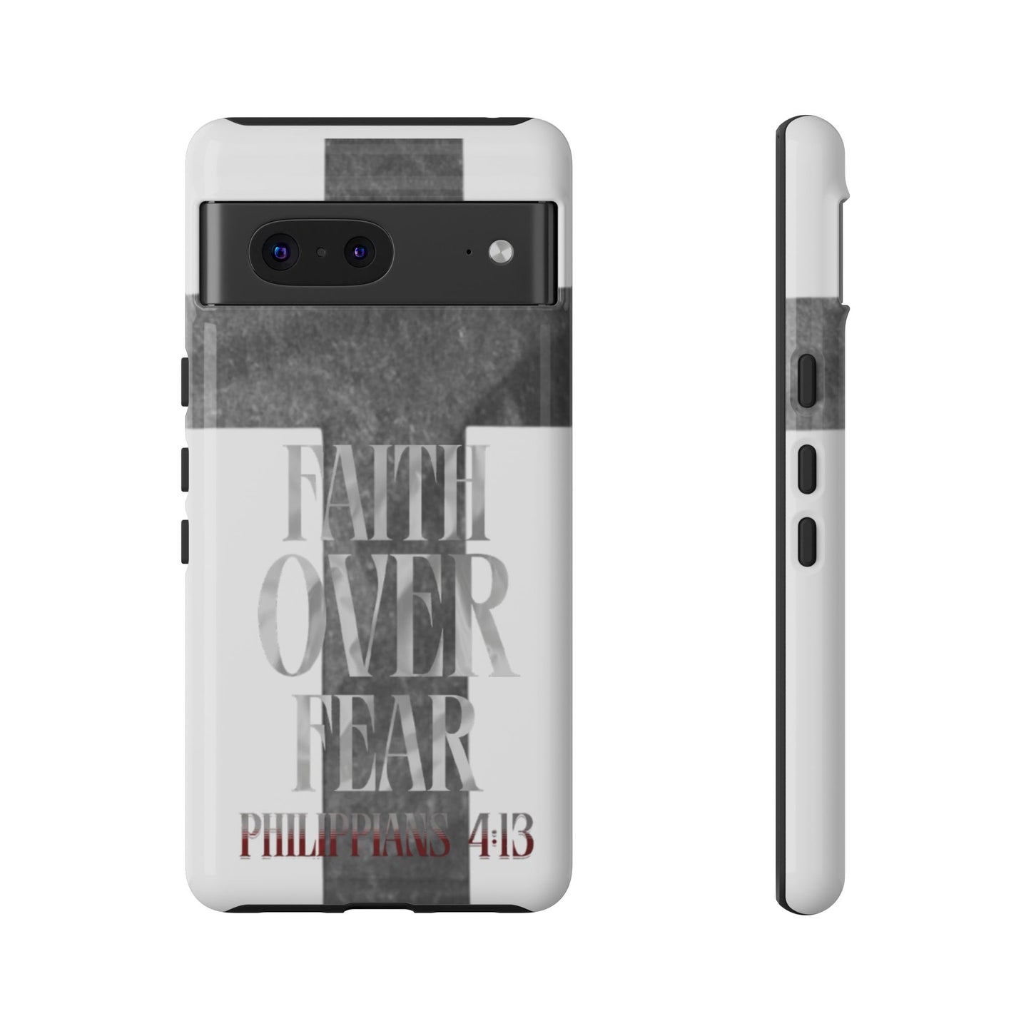 Phone Case - Faith Over Fear - White