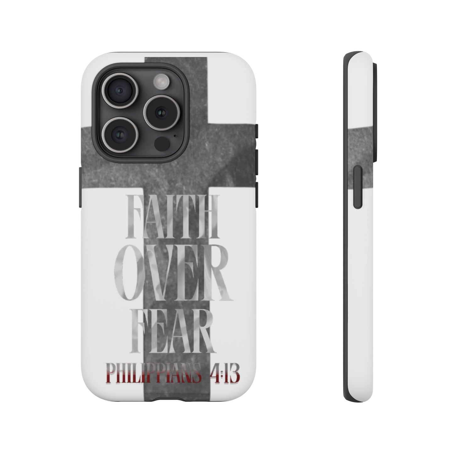 Phone Case - Faith Over Fear - White
