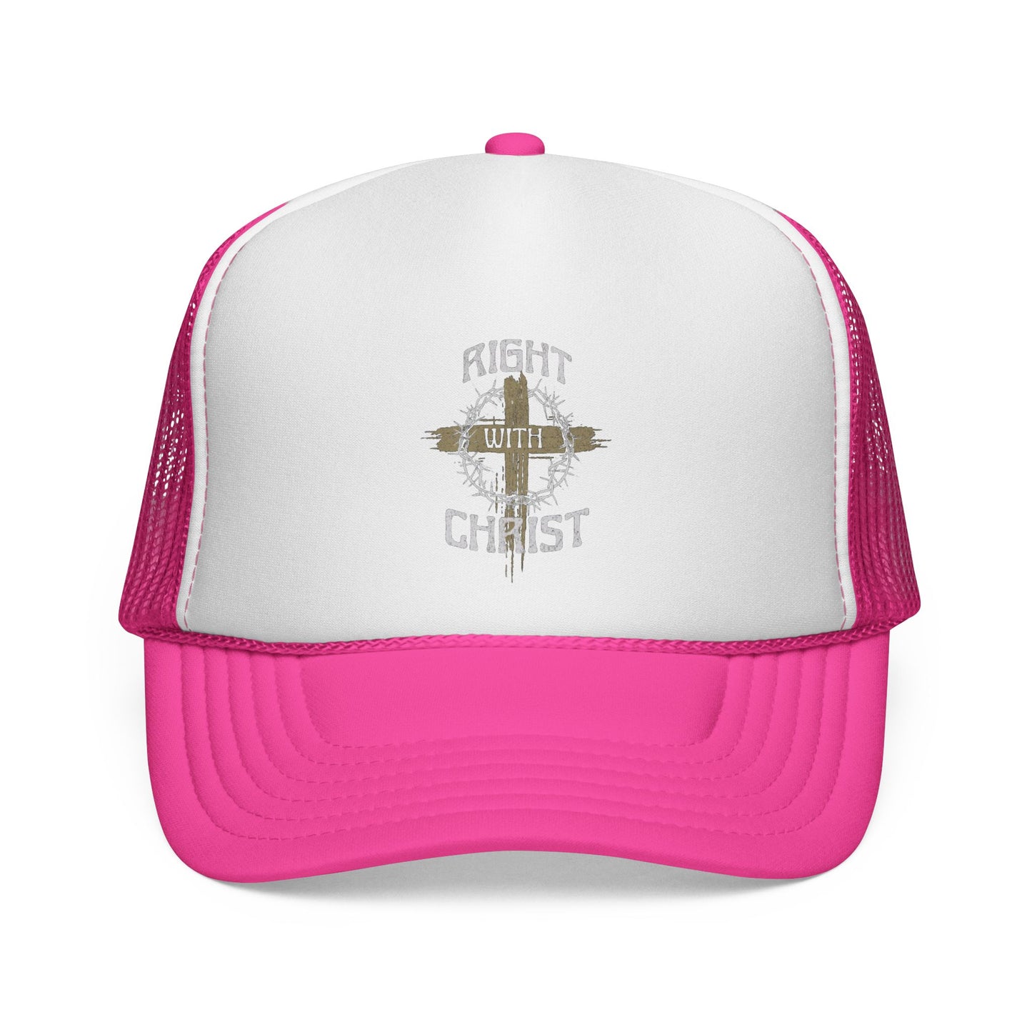 Right with Christ trucker cap