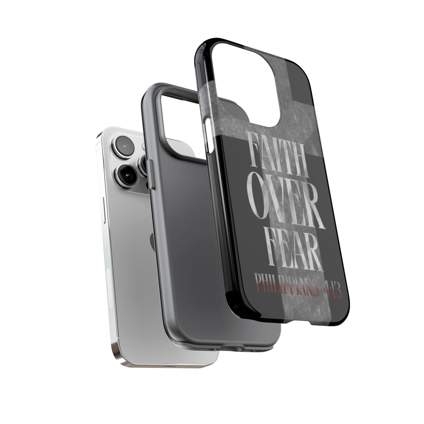 Phone Case - Faith Over Fear - Black