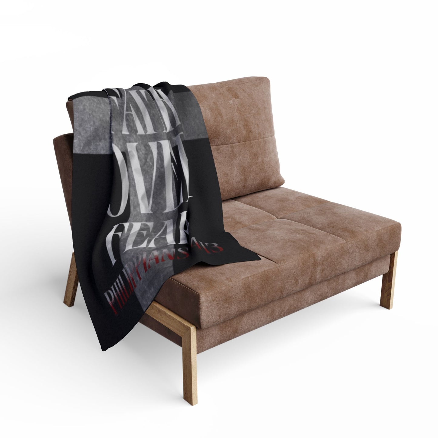 Faith Over Fear Fleece Blanket