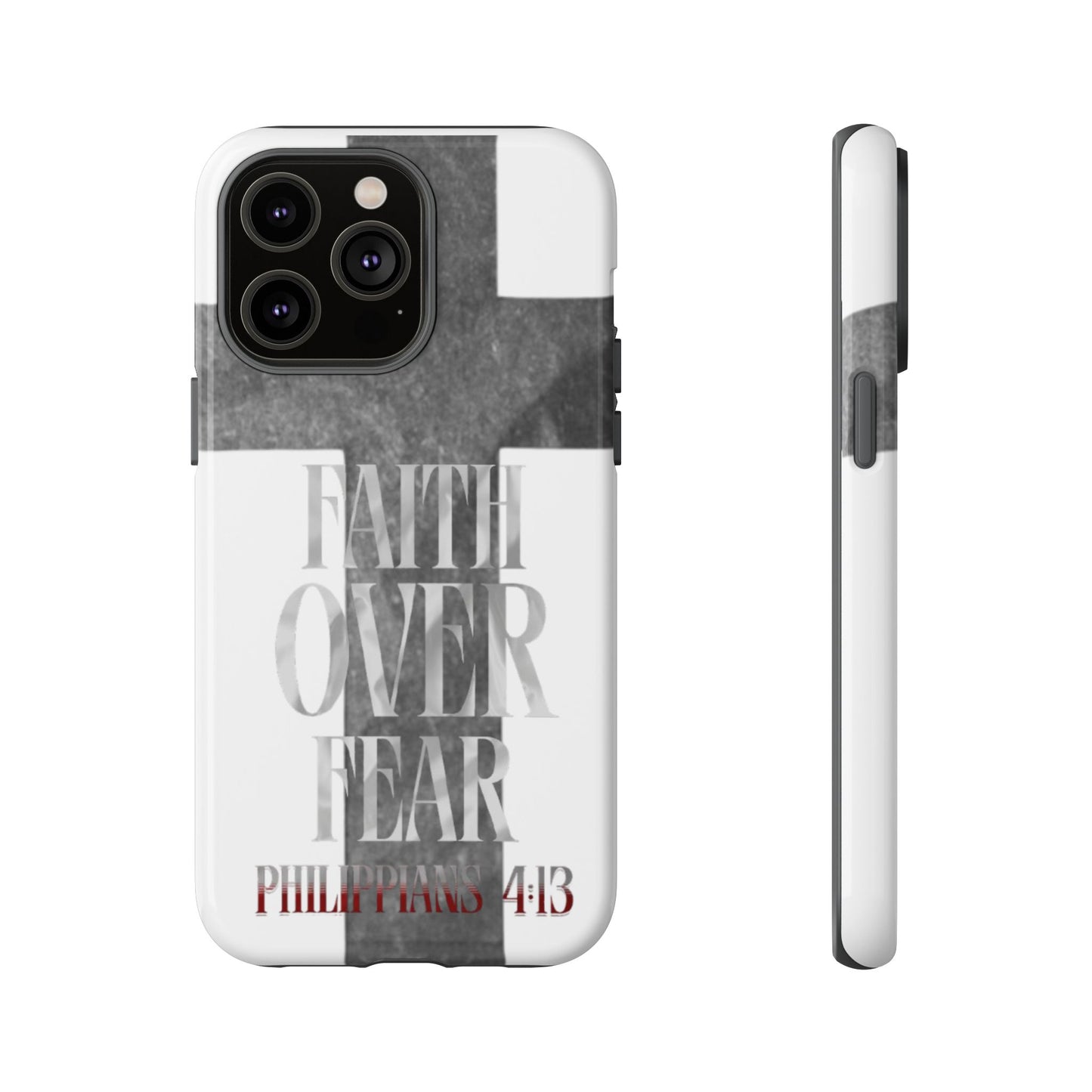 Phone Case - Faith Over Fear - White