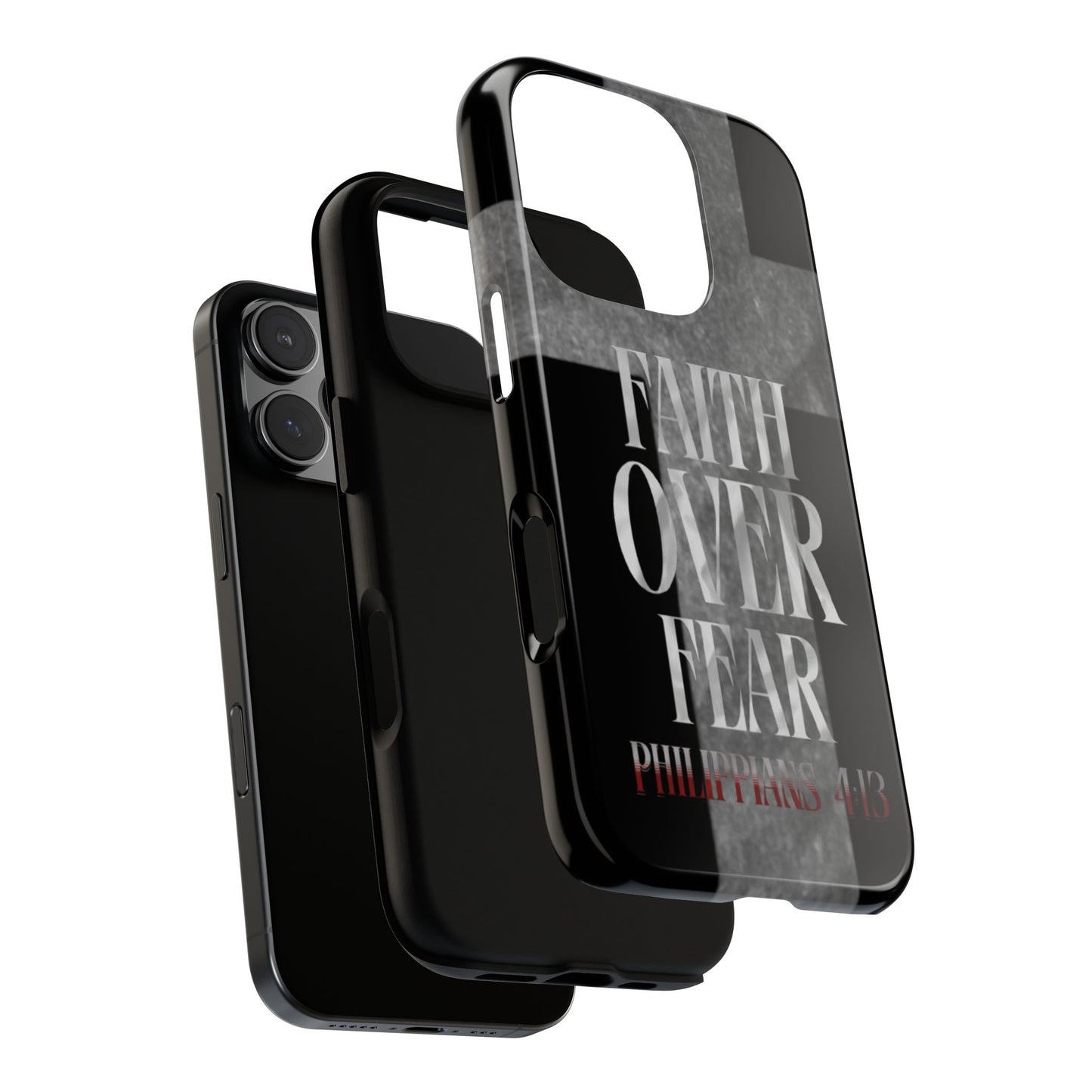 Phone Case - Faith Over Fear - Black