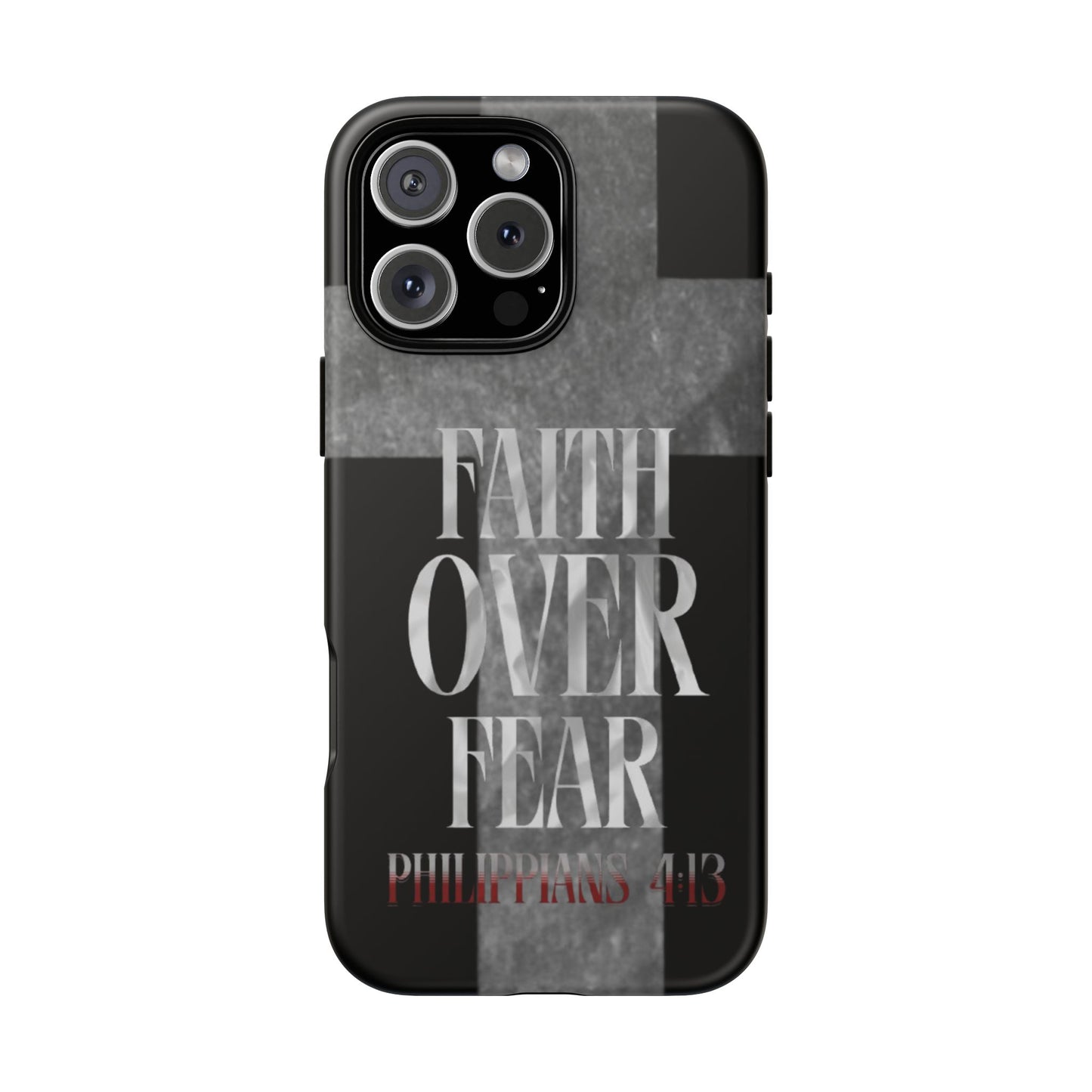 Phone Case - Faith Over Fear - Black