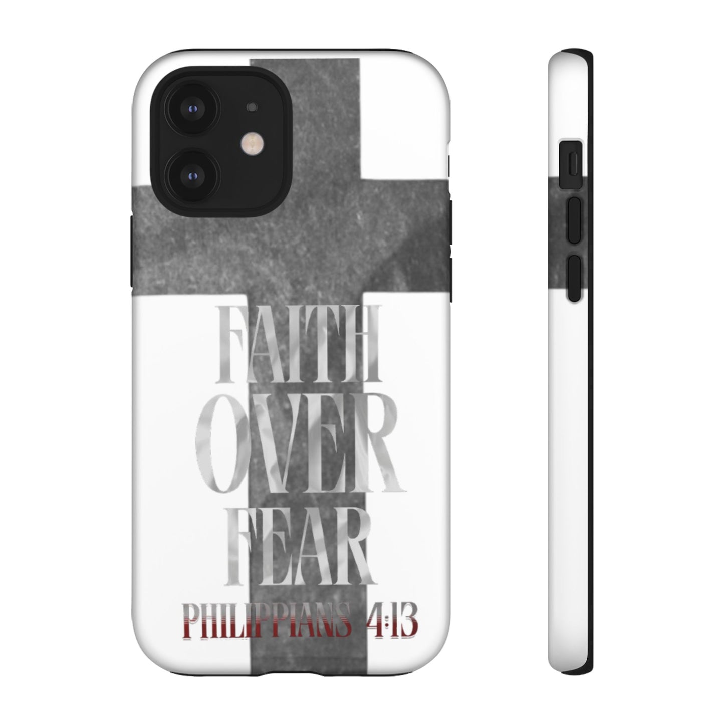 Phone Case - Faith Over Fear - White