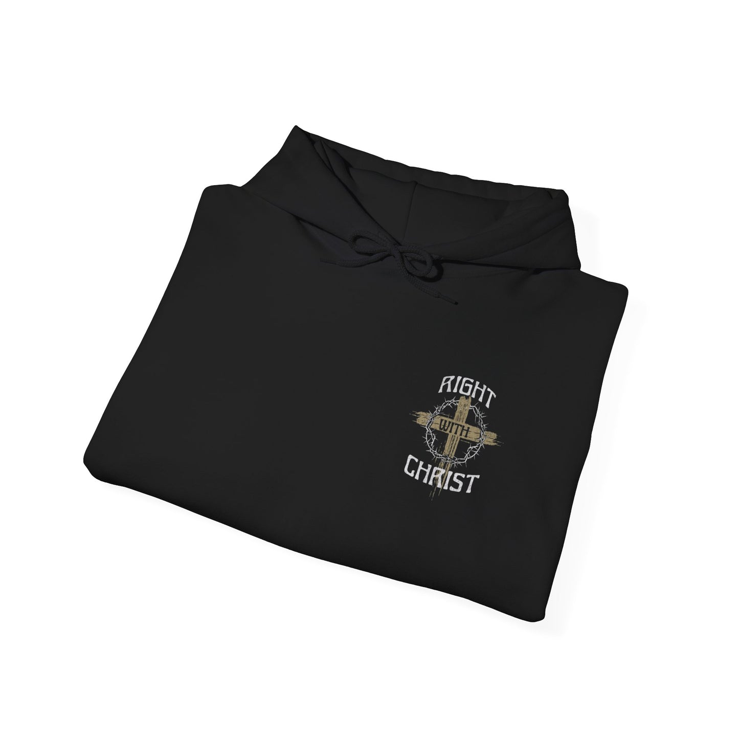 Christian Unisex Hoodie - Right with Christ Design