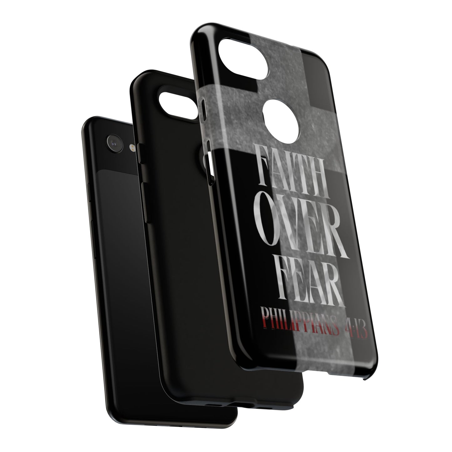 Phone Case - Faith Over Fear - Black