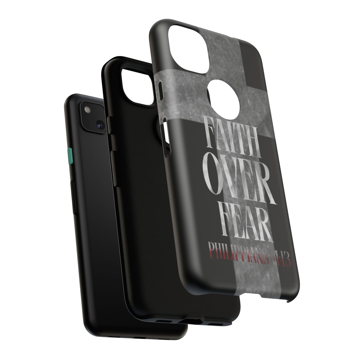 Phone Case - Faith Over Fear - Black
