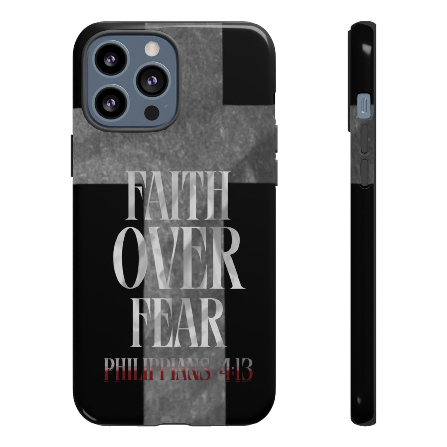 Phone Case - Faith Over Fear - Black