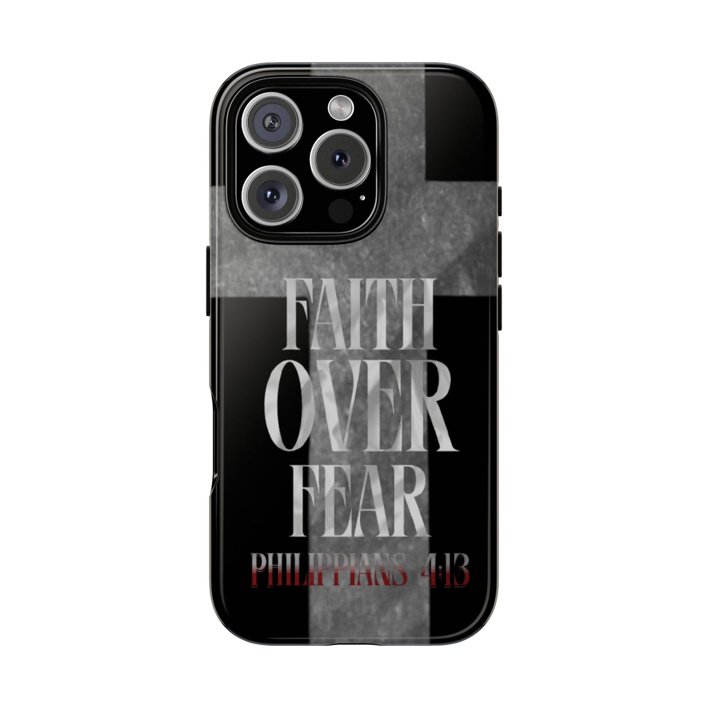 Phone Case - Faith Over Fear - Black