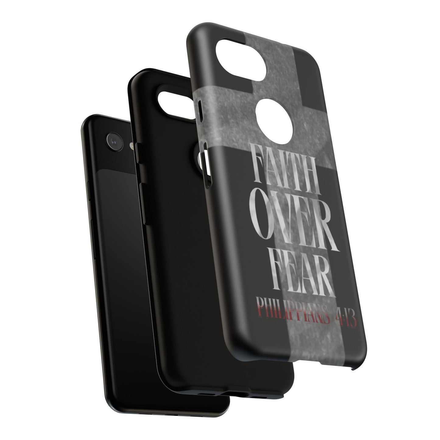 Phone Case - Faith Over Fear - Black