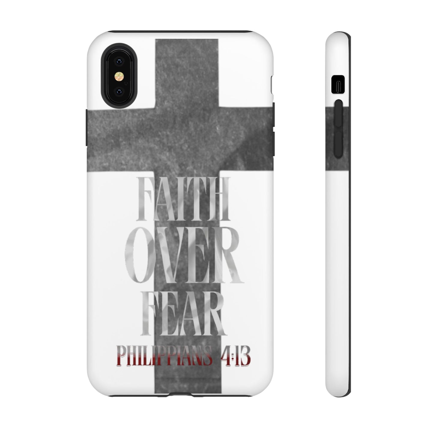 Phone Case - Faith Over Fear - White