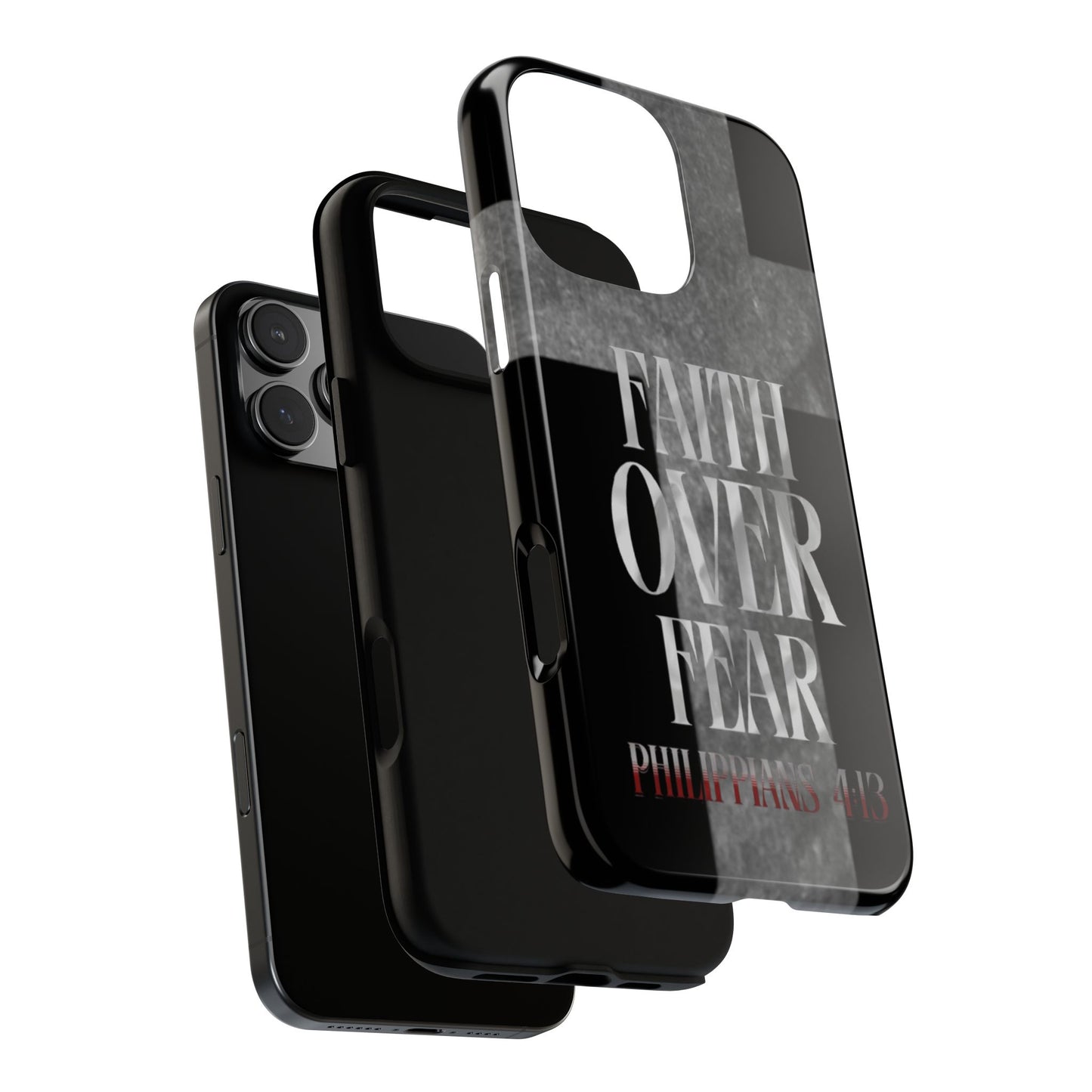 Phone Case - Faith Over Fear - Black