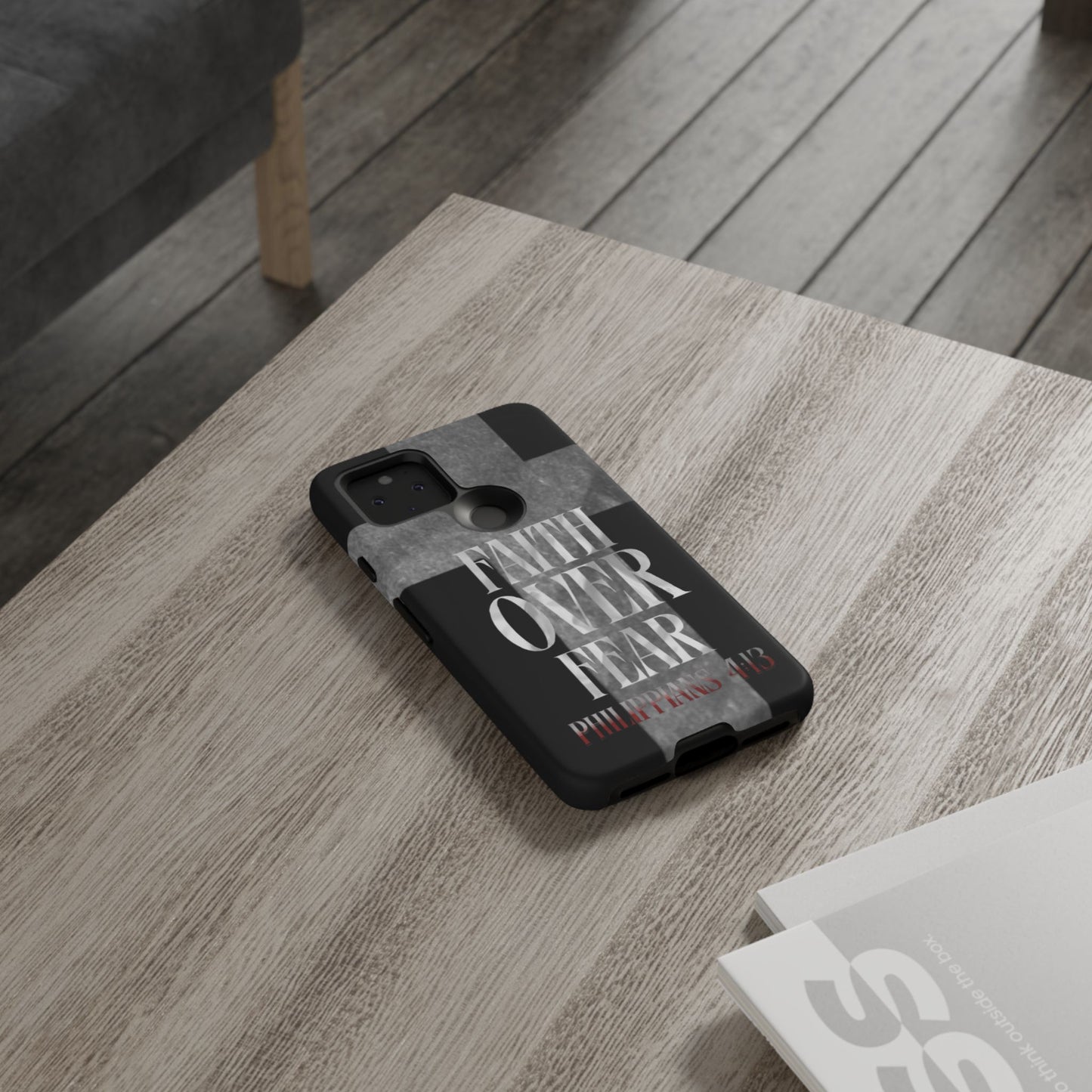 Phone Case - Faith Over Fear - Black