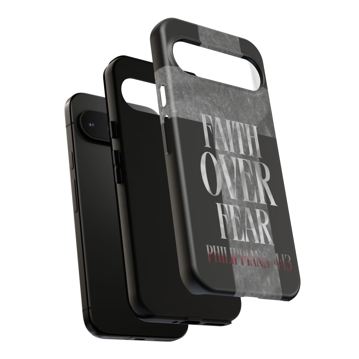 Phone Case - Faith Over Fear - Black