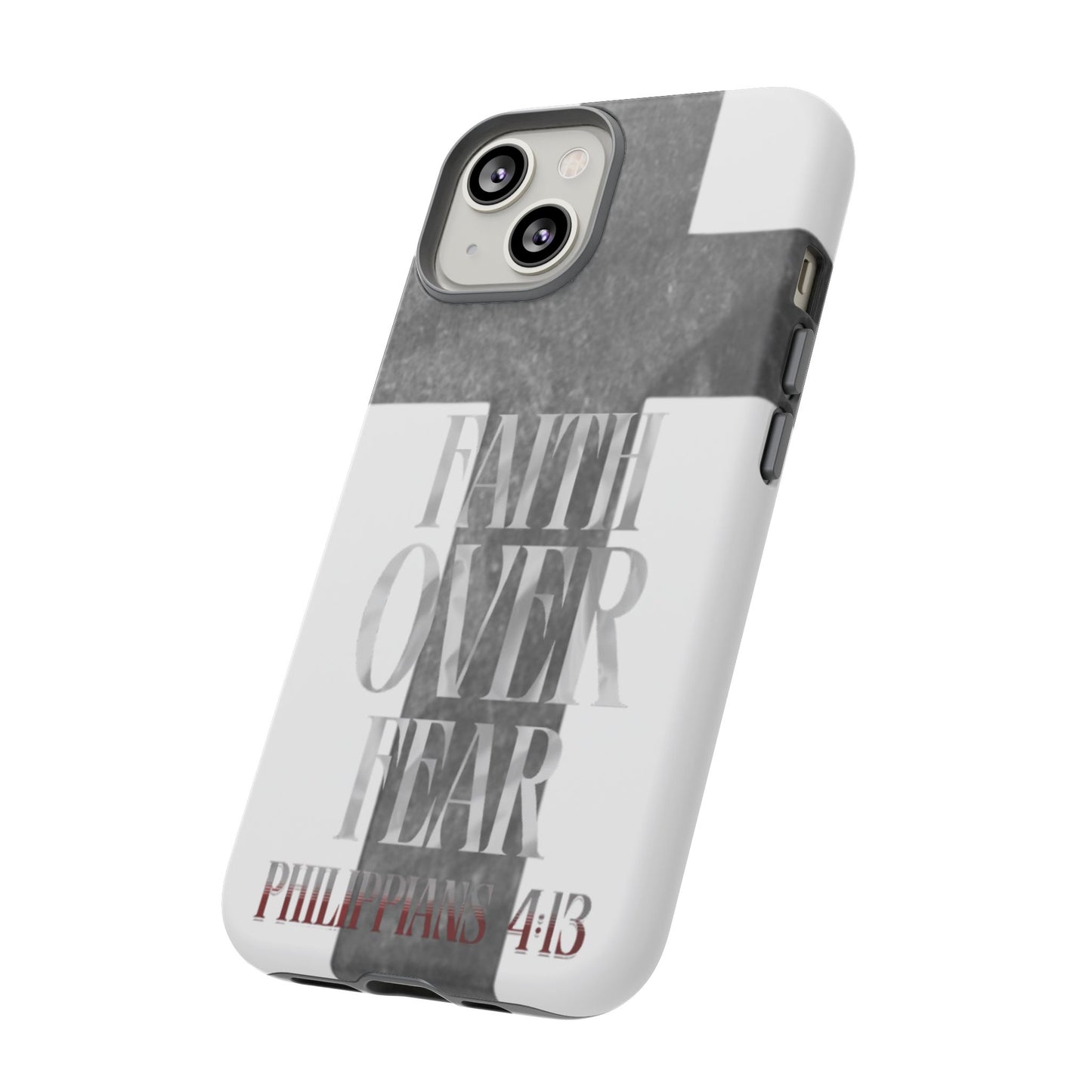 Phone Case - Faith Over Fear - White