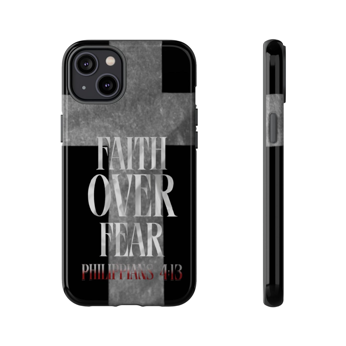 Phone Case - Faith Over Fear - Black