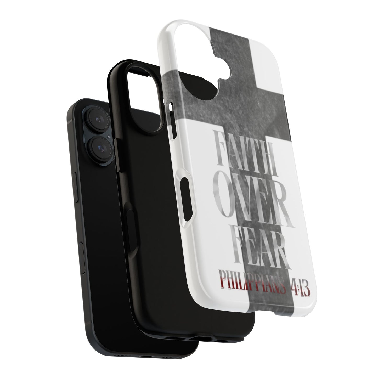 Phone Case - Faith Over Fear - White