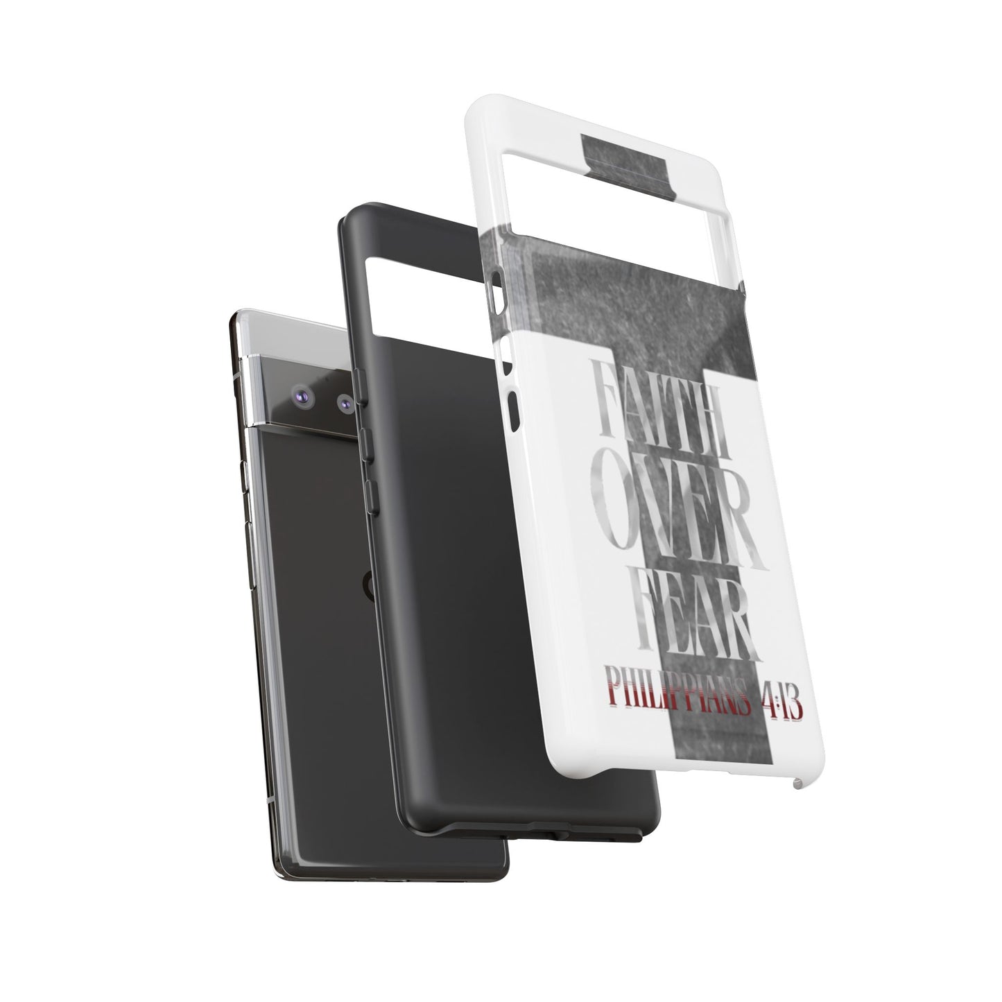 Phone Case - Faith Over Fear - White