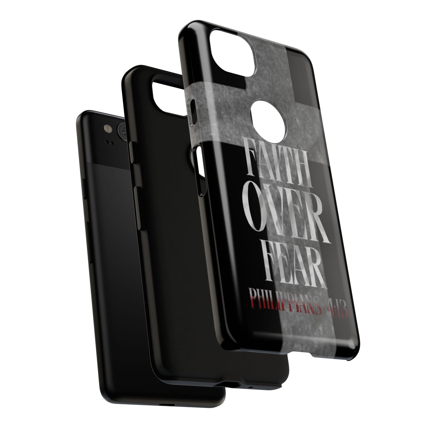 Phone Case - Faith Over Fear - Black