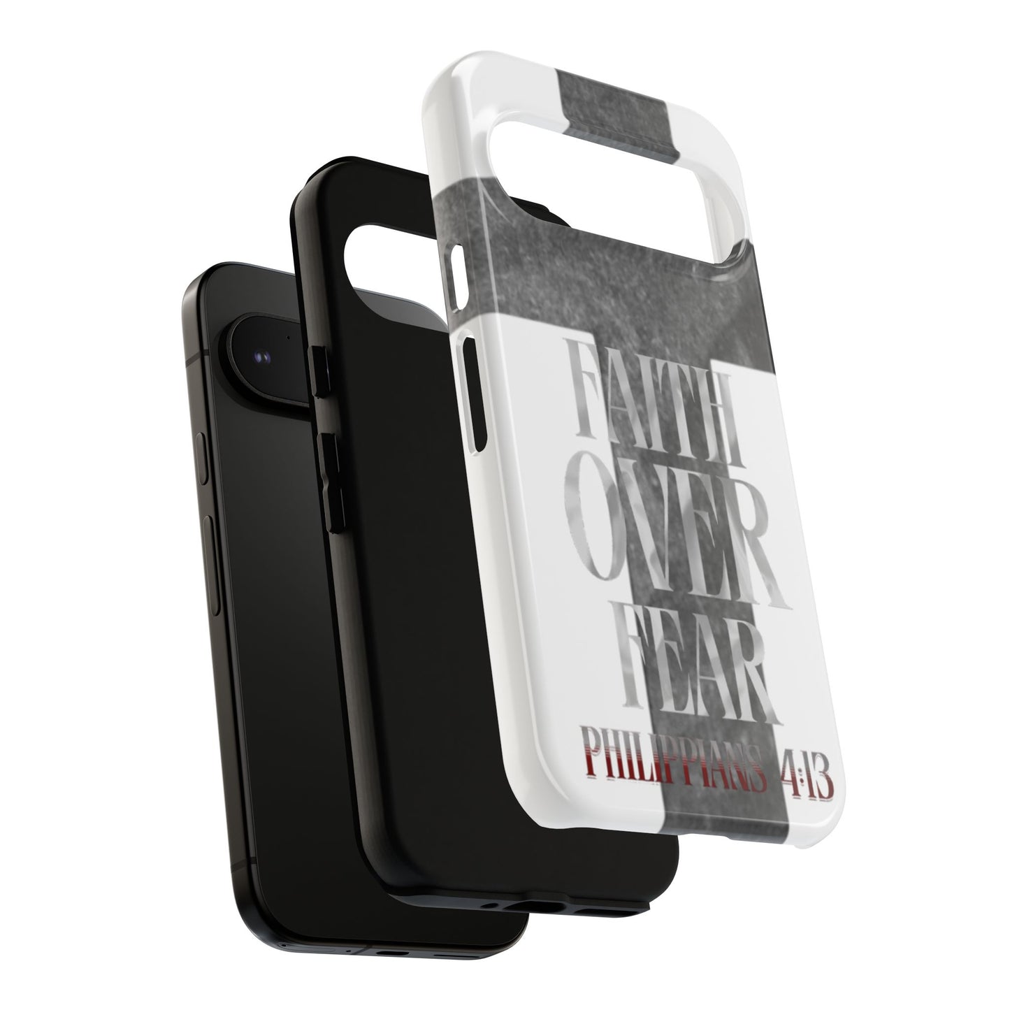 Phone Case - Faith Over Fear - White