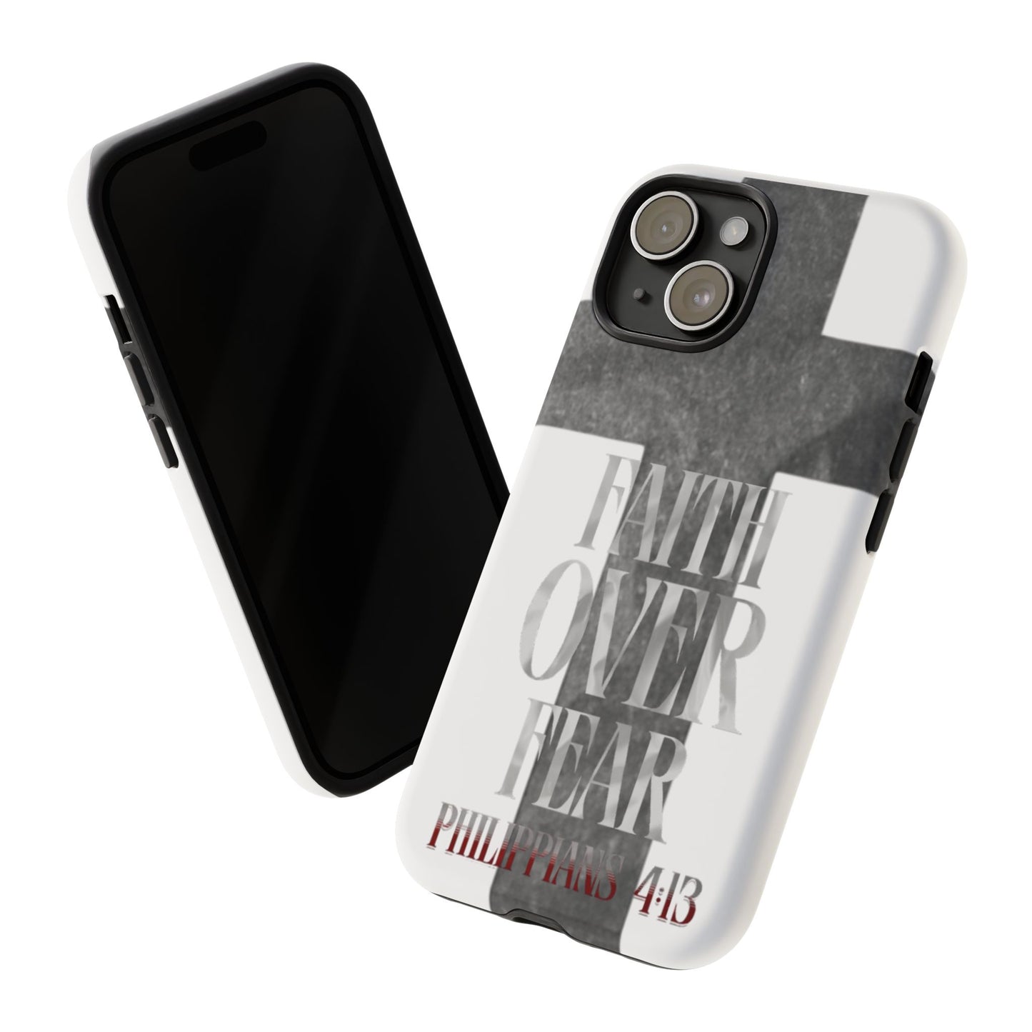 Phone Case - Faith Over Fear - White