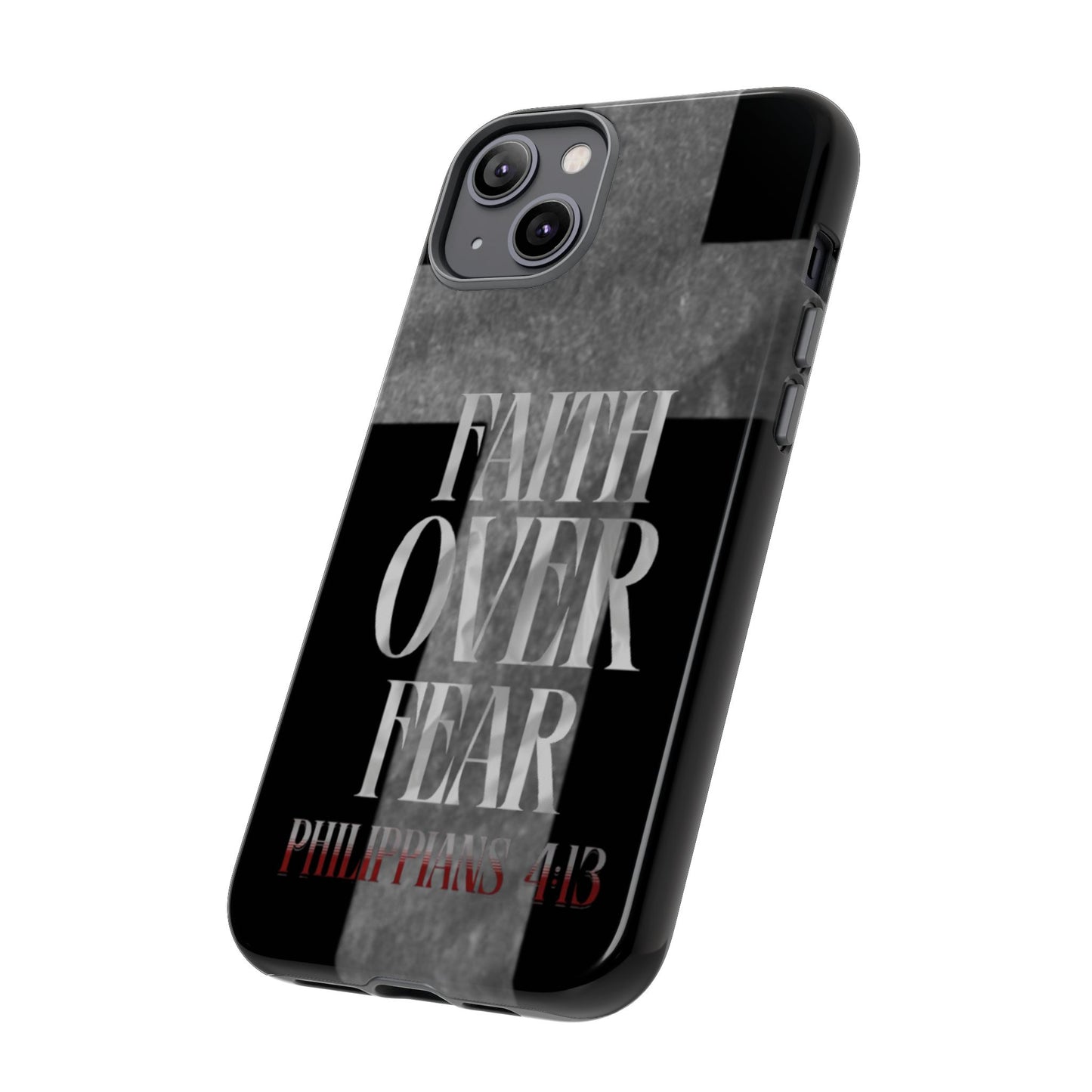 Phone Case - Faith Over Fear - Black