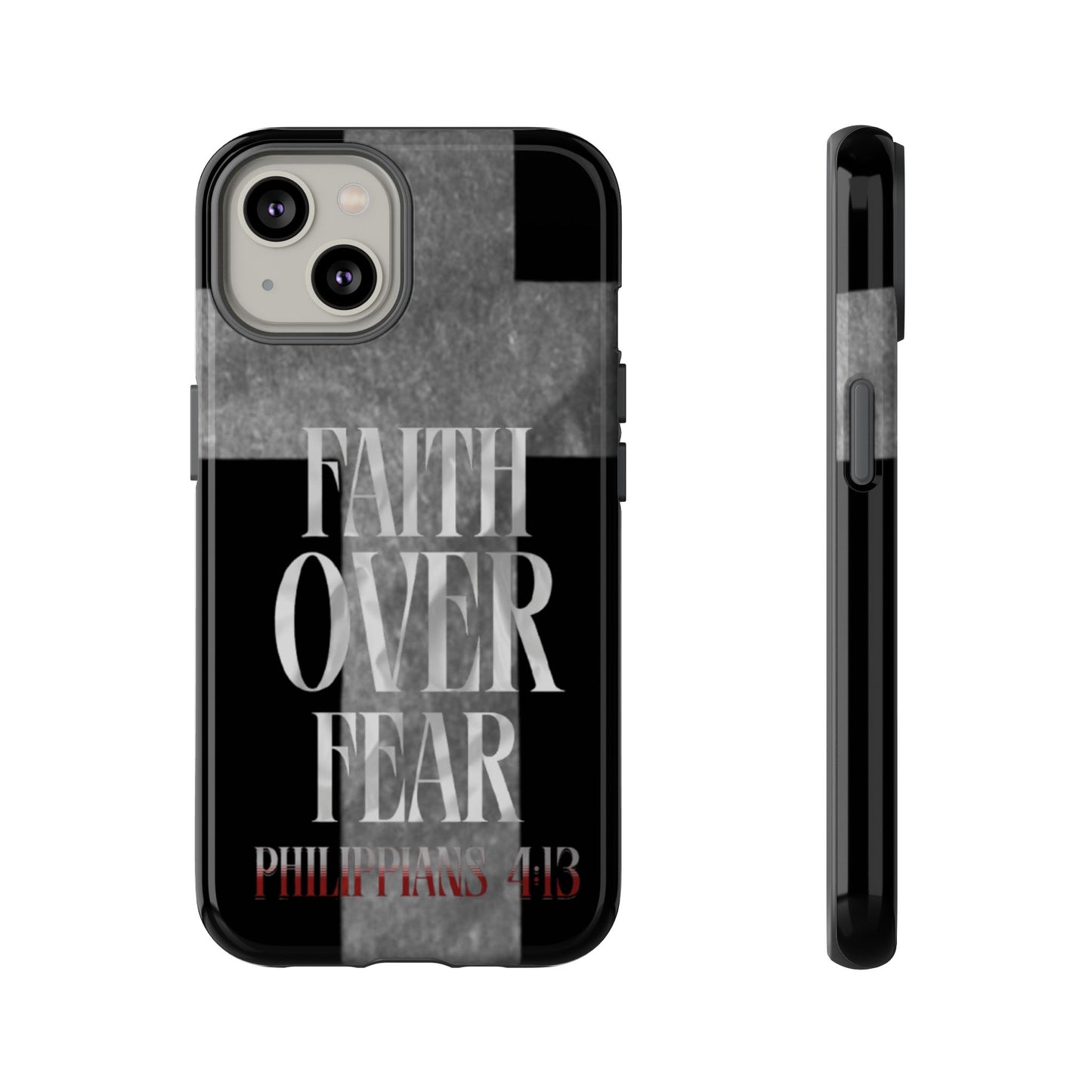 Phone Case - Faith Over Fear - Black