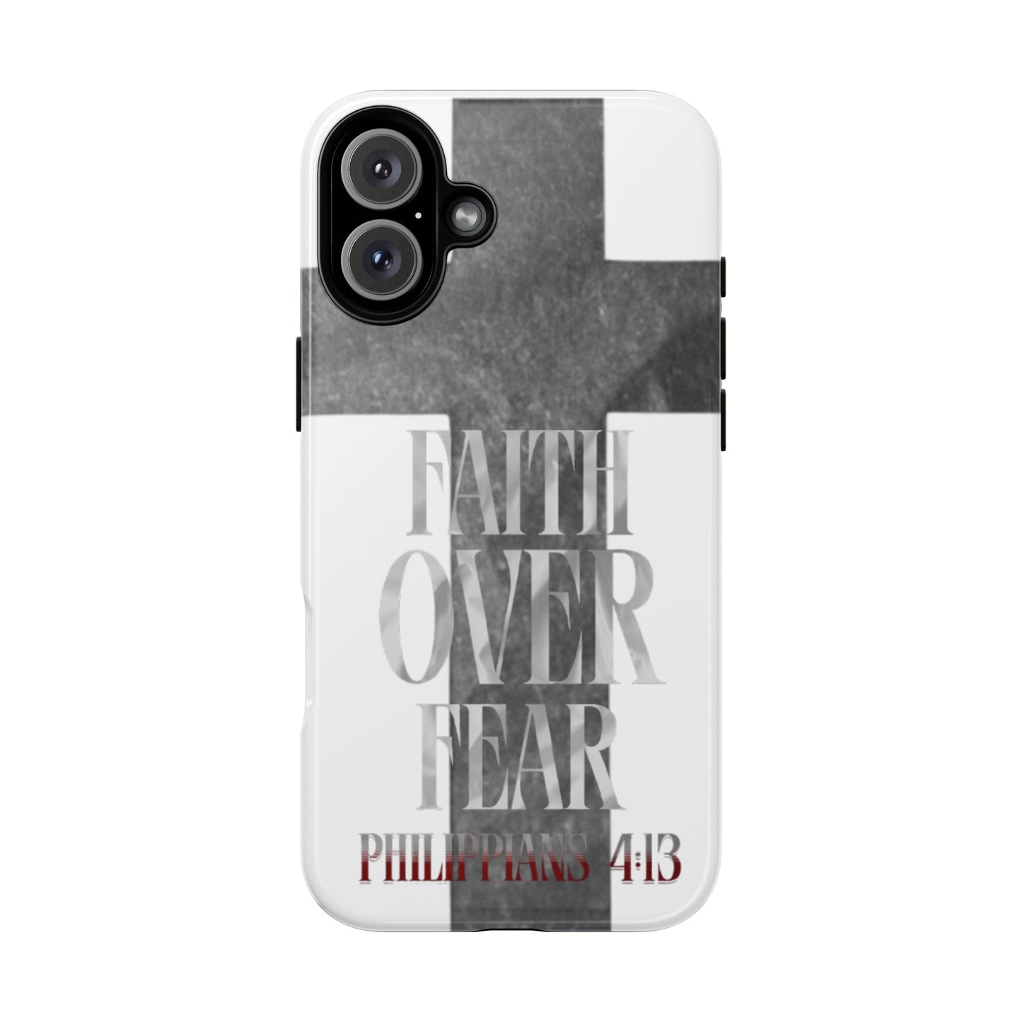 Phone Case - Faith Over Fear - White