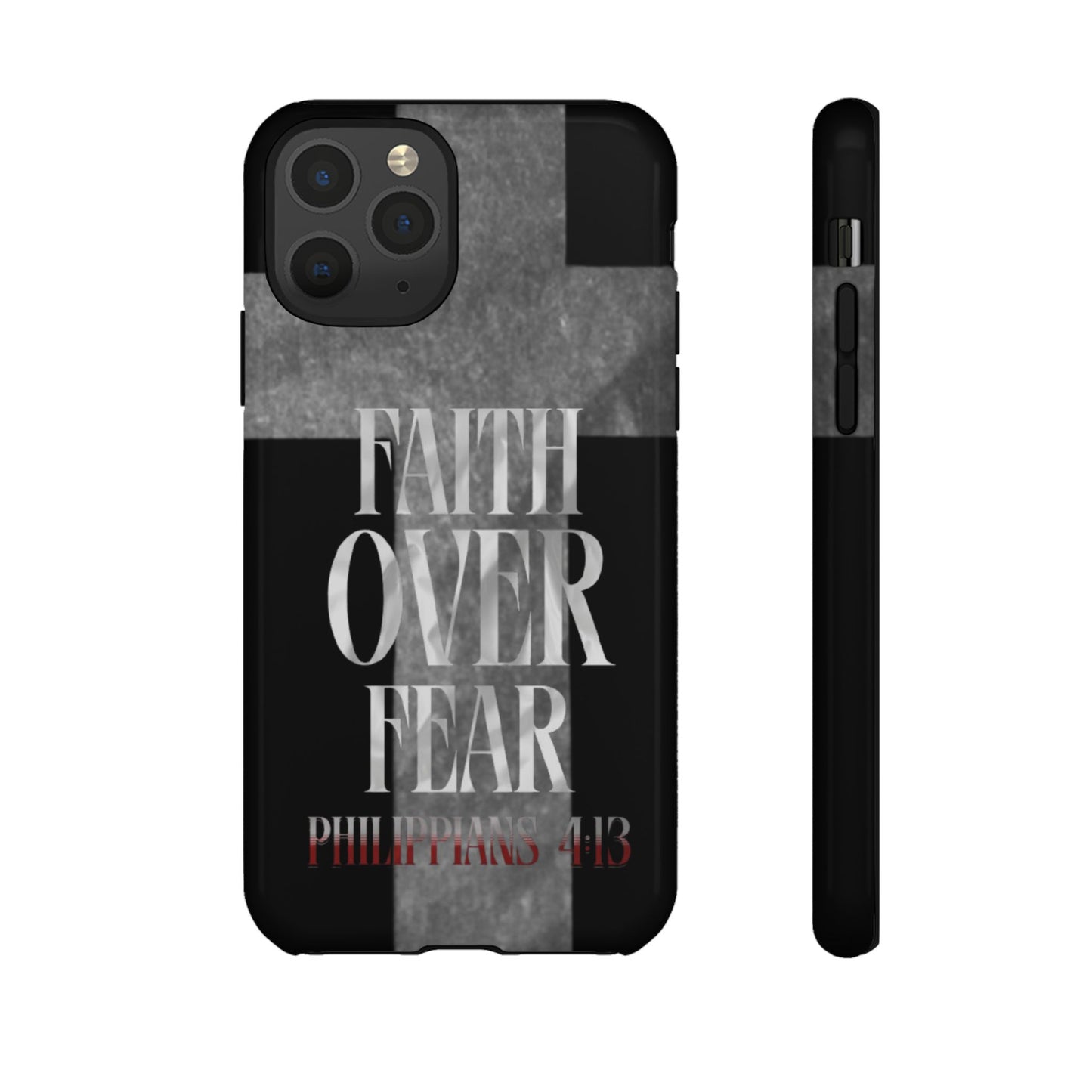Phone Case - Faith Over Fear - Black