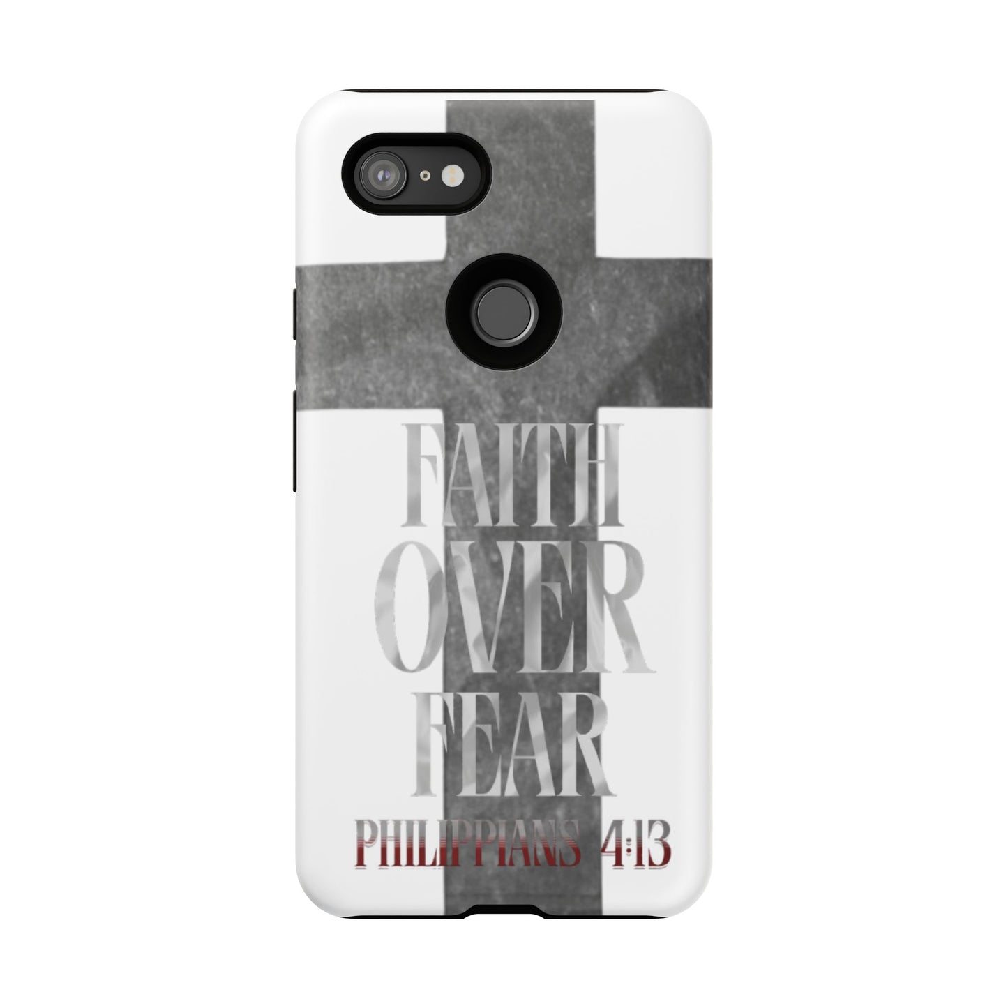 Phone Case - Faith Over Fear - White