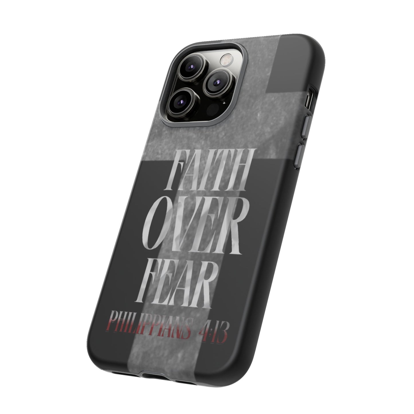 Phone Case - Faith Over Fear - Black