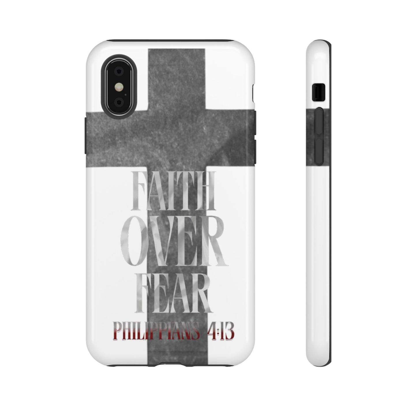 Phone Case - Faith Over Fear - White