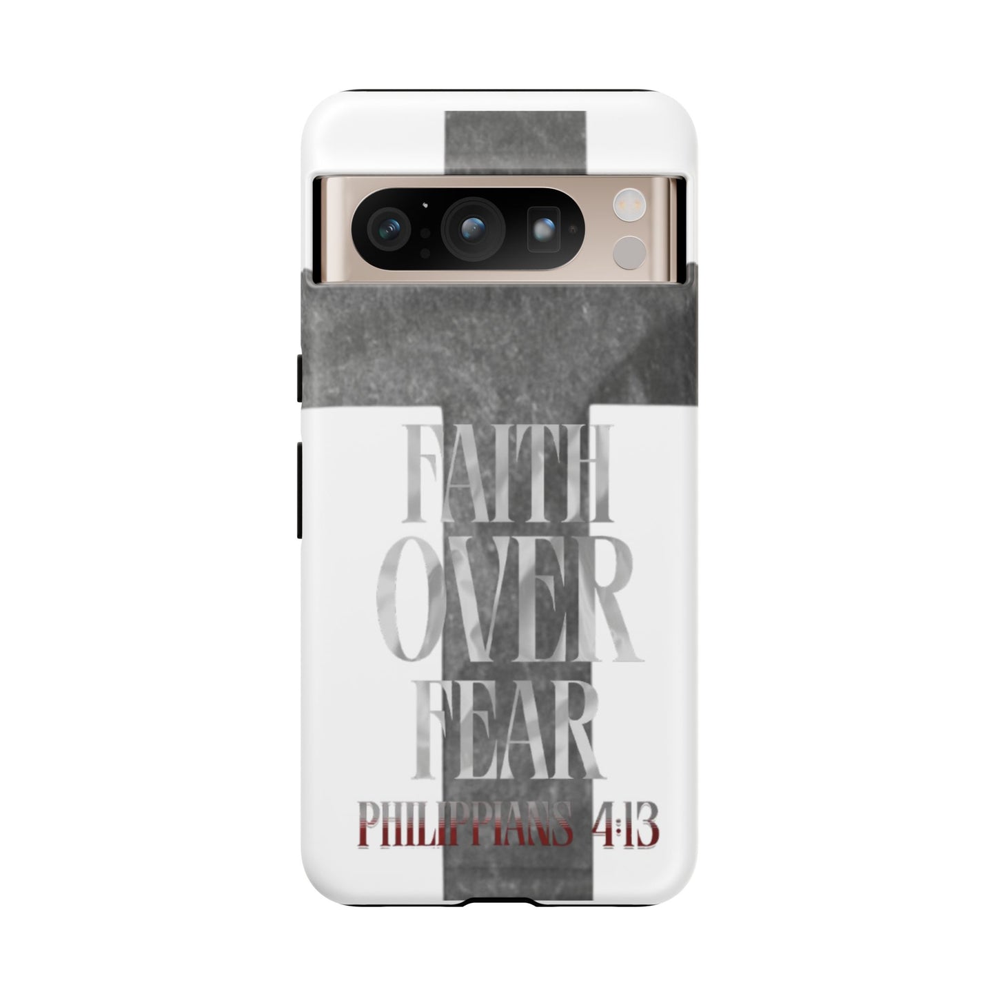 Phone Case - Faith Over Fear - White