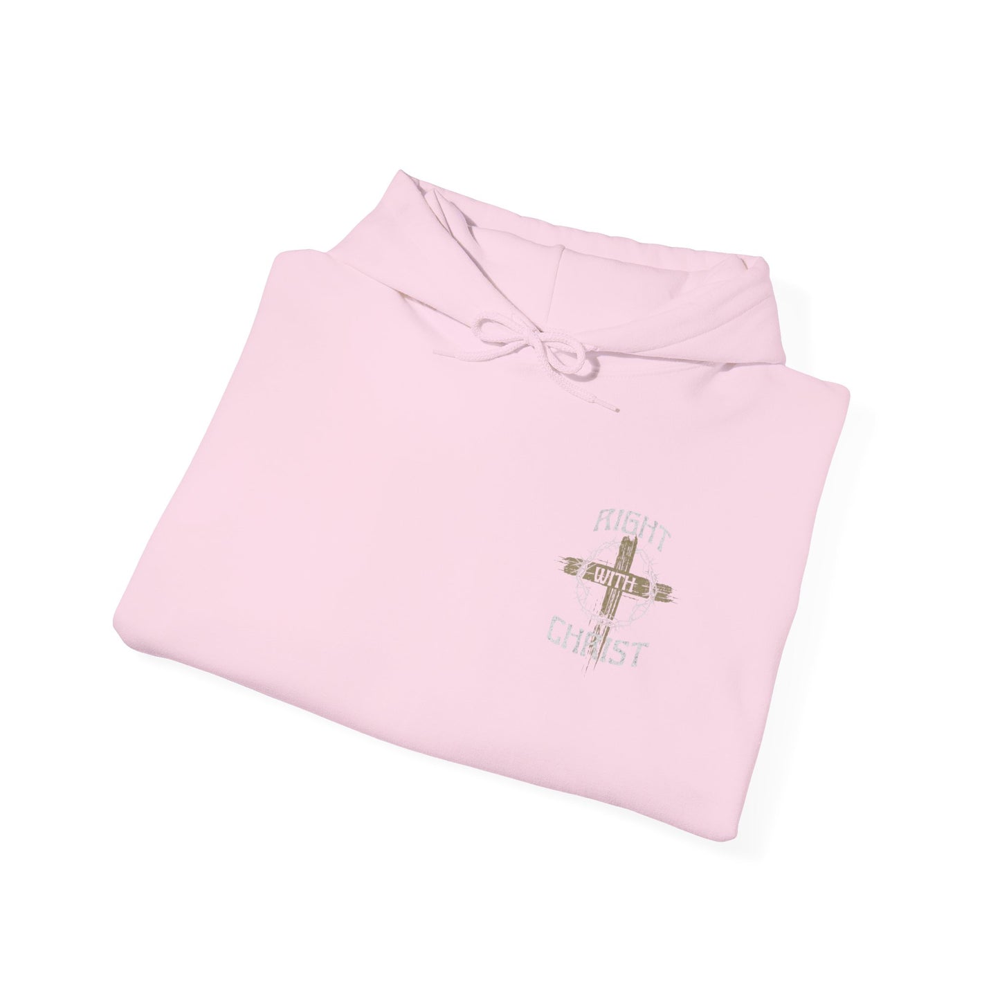 Christian Unisex Hoodie - Right with Christ Design