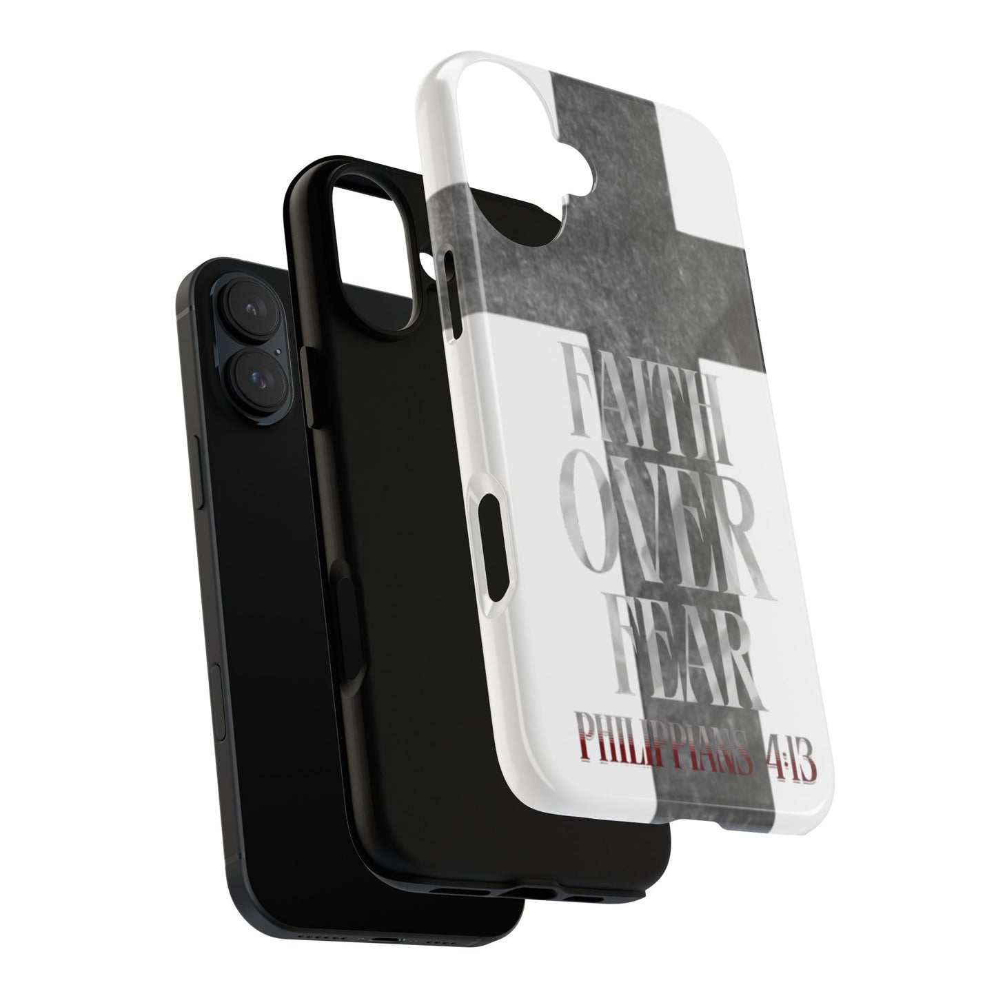 Phone Case - Faith Over Fear - White