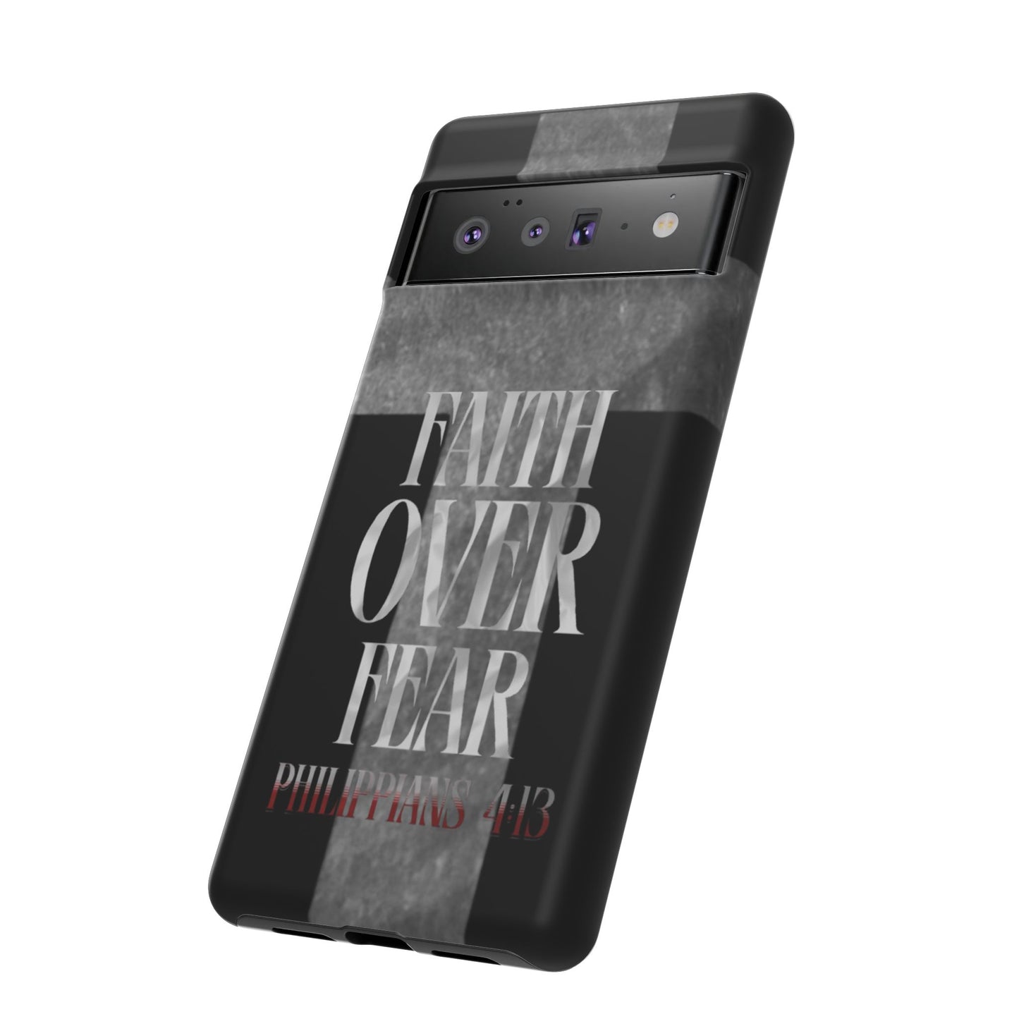 Phone Case - Faith Over Fear - Black